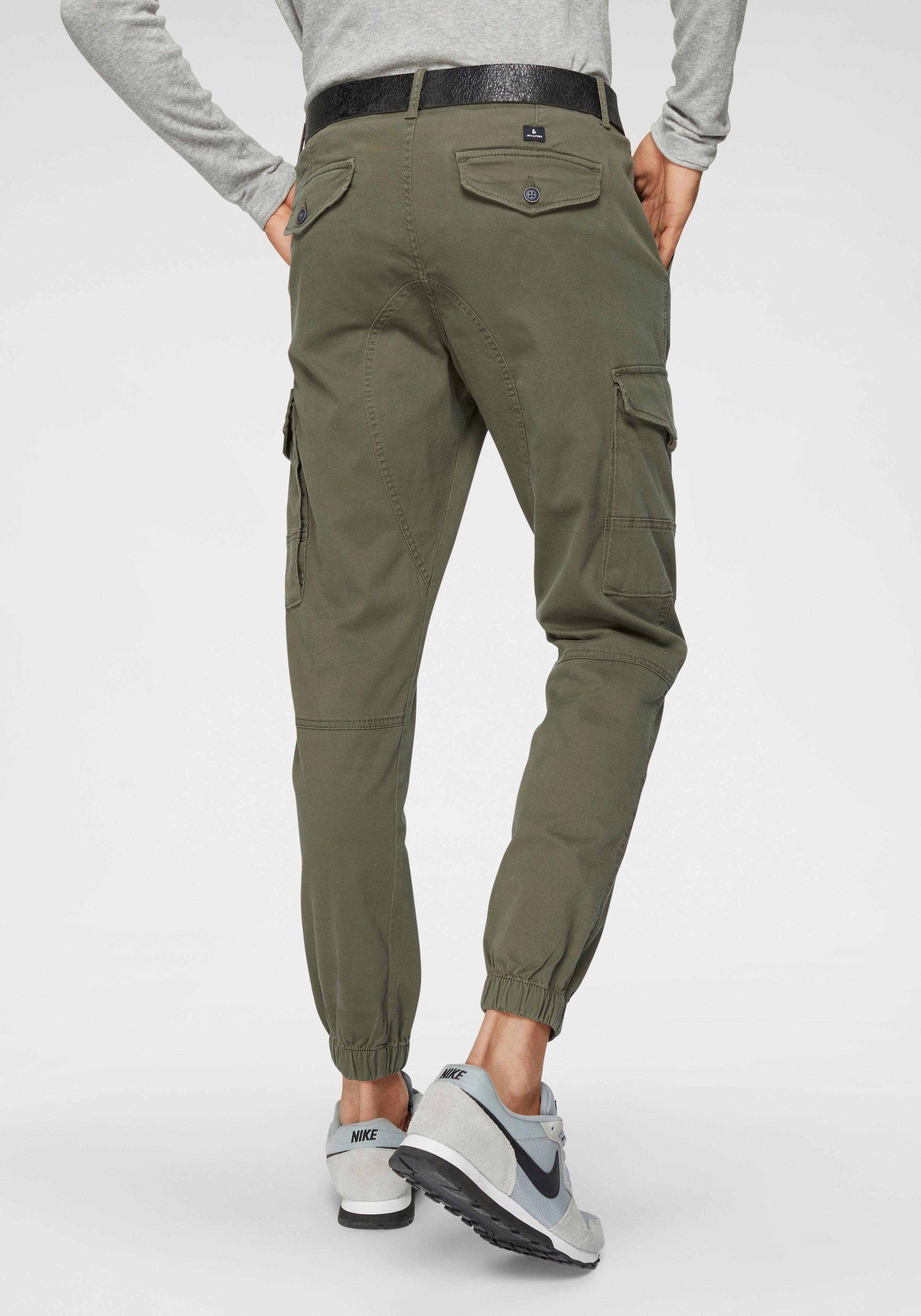 Jack & Jones Herren Cargohose JPSTPAUL JJFLAKE AKM 542 ASPHALT -Tapered Fit günstig online kaufen