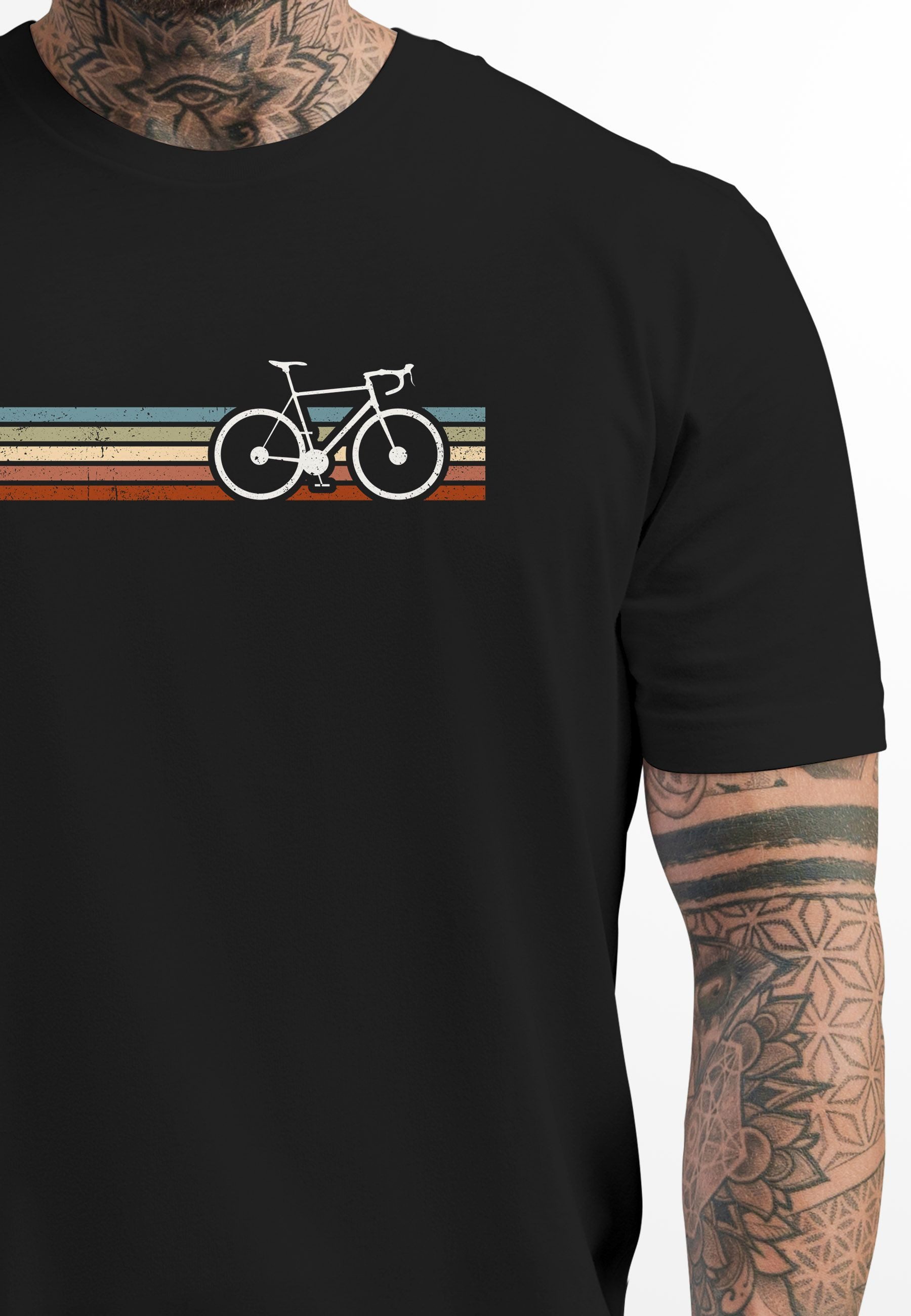 Neverless Print-Shirt Herren T-Shirt Fahrrad Geschenk günstig online kaufen