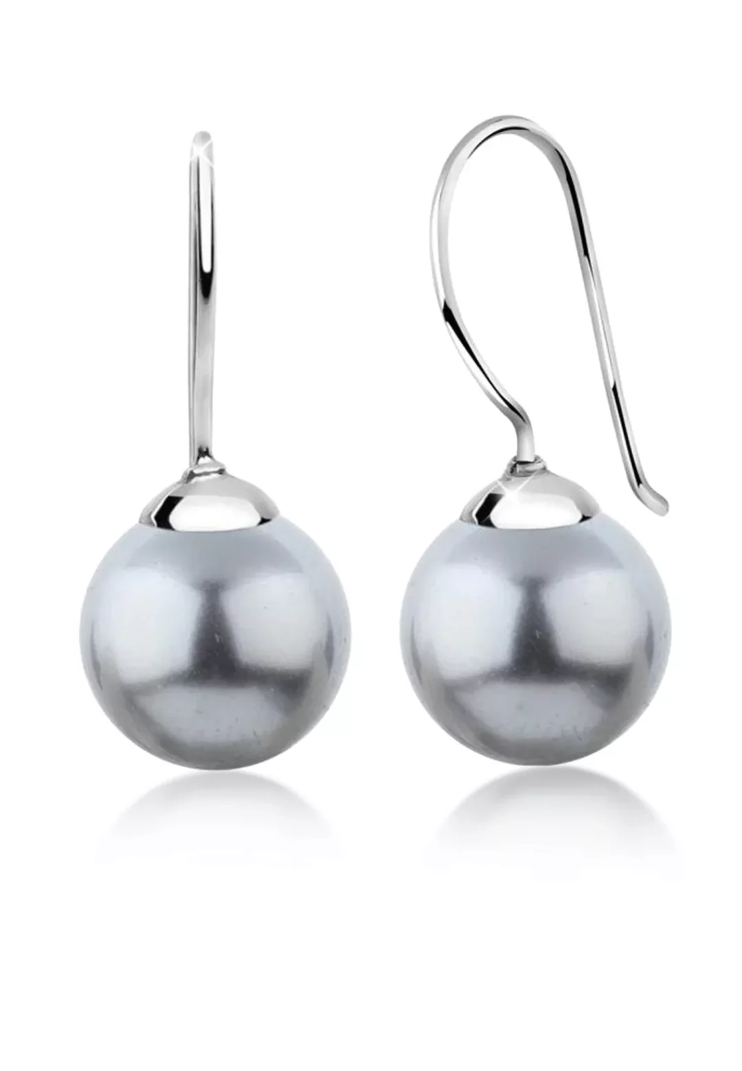 Nenalina Paar Ohrhänger "Hänger Basic Synthetische Perle 925 Silber" günstig online kaufen