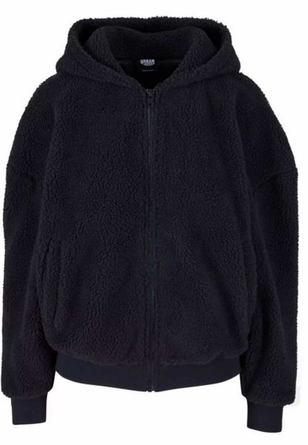 URBAN CLASSICS Sweatjacke Urban Classics Damen Ladies Oversized Sherpa Zip günstig online kaufen