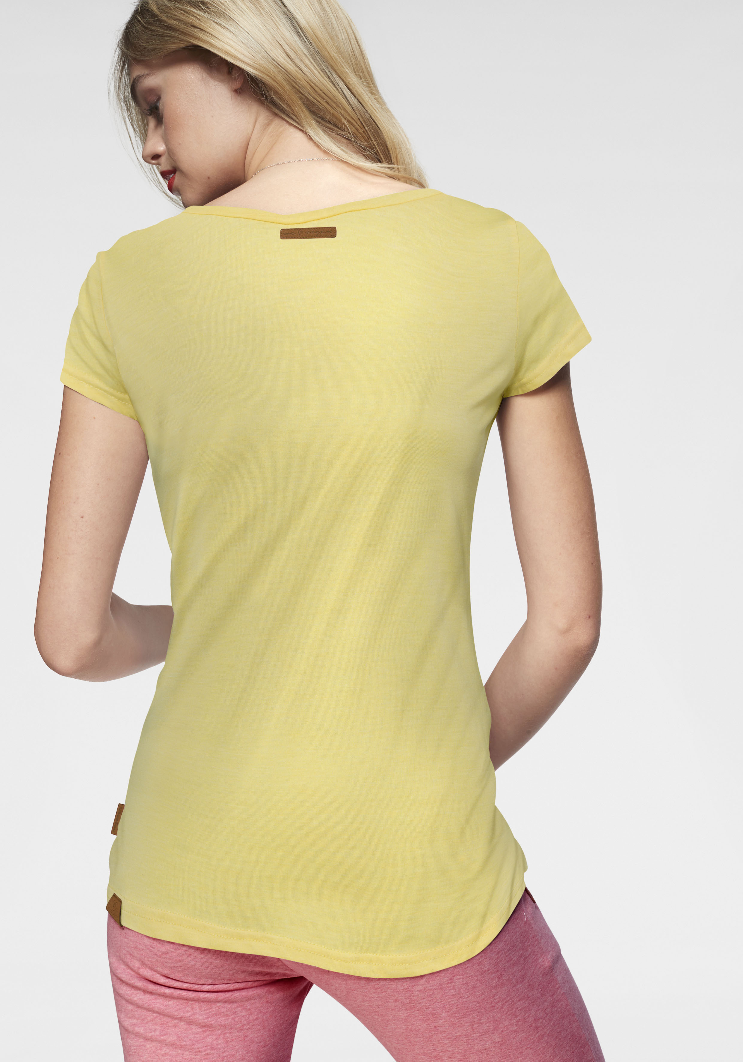 Ragwear T-Shirt MINT O mit Logoschriftzug und Zierknopf-Applikation in natü günstig online kaufen