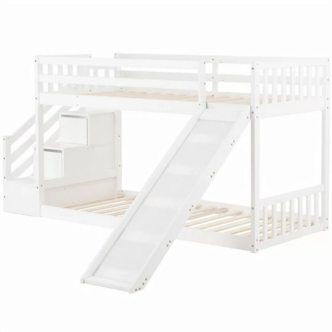 autolock Kinderbett Etagenbett,Kinderbett,Hochbett 90x200cm mit Treppe und günstig online kaufen