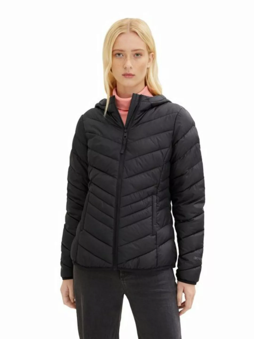 TOM TAILOR Blouson Übergangs Stepp Jacke mit Kapuze Puffer Basic 6299 in Sc günstig online kaufen