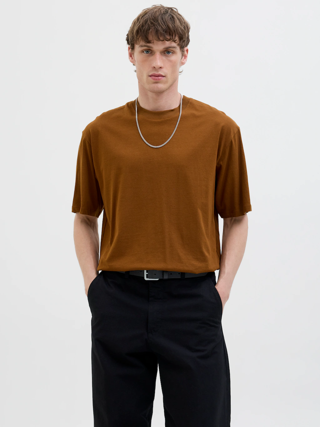 Jack & Jones Oversize-Shirt "JJEBRADLEY Oversize T-Shirt mit klassischem Ru günstig online kaufen