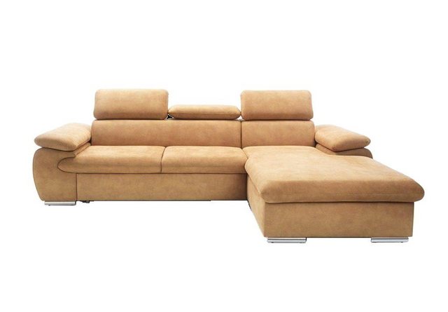 JVmoebel Ecksofa Ecksofa L-form Schlafsofa Ecksofa Eckcouch Bettkasten Sofa günstig online kaufen