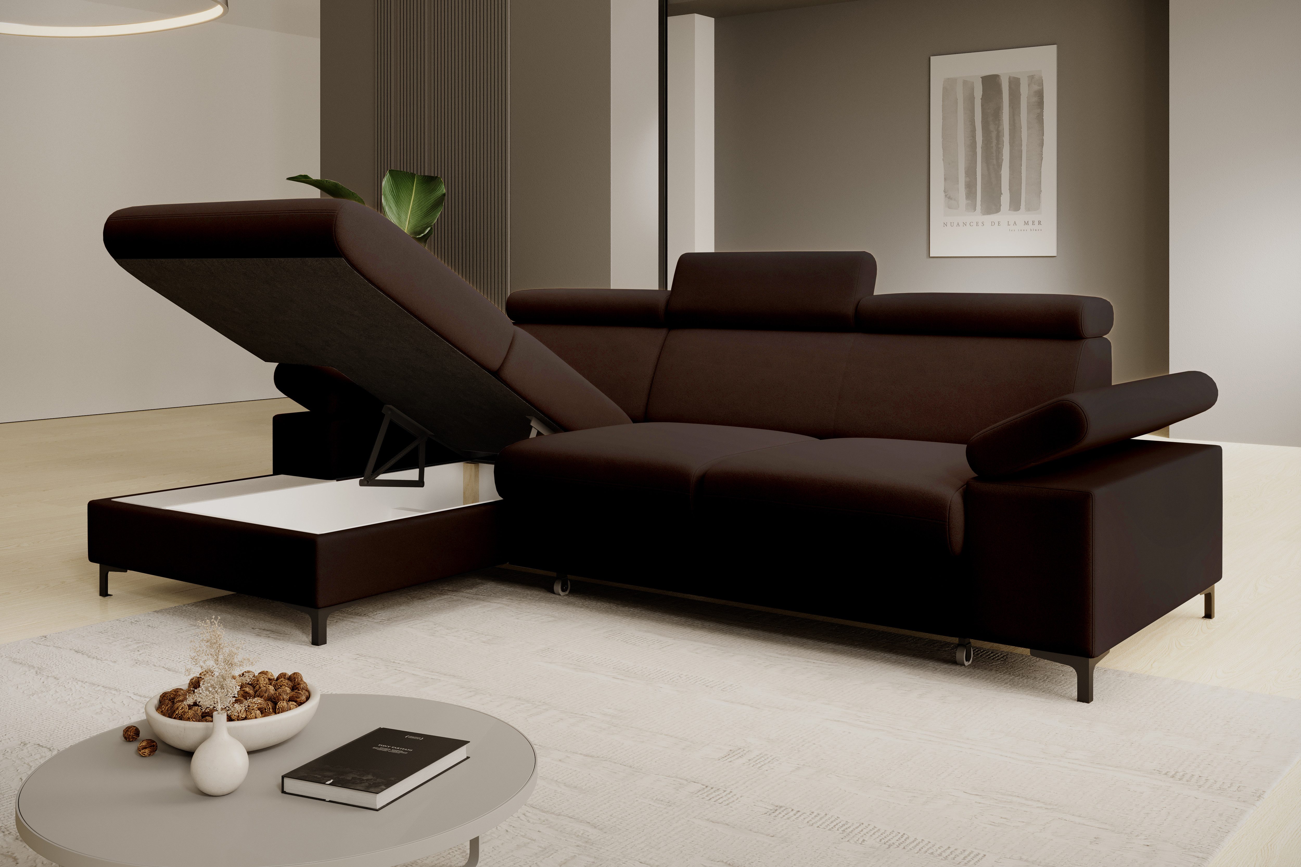 NEXT COLLECTION Ecksofa Ecke mit verstellbaren günstig online kaufen
