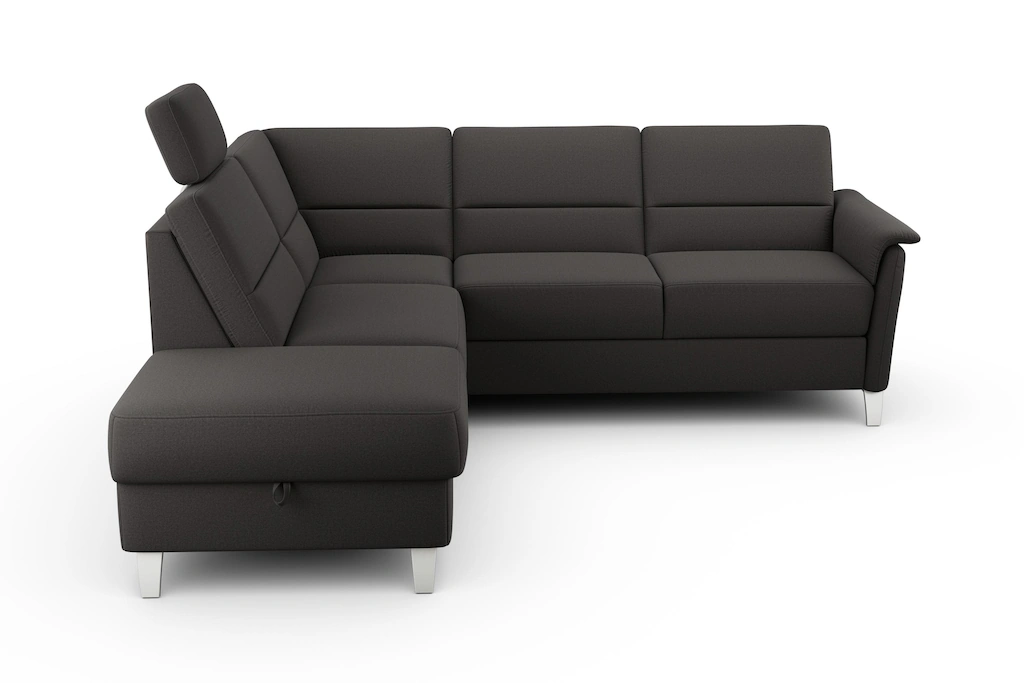 sit&more Ecksofa "Palmera L-Form", Federkern, wahlweise mit Bettfunktion un günstig online kaufen