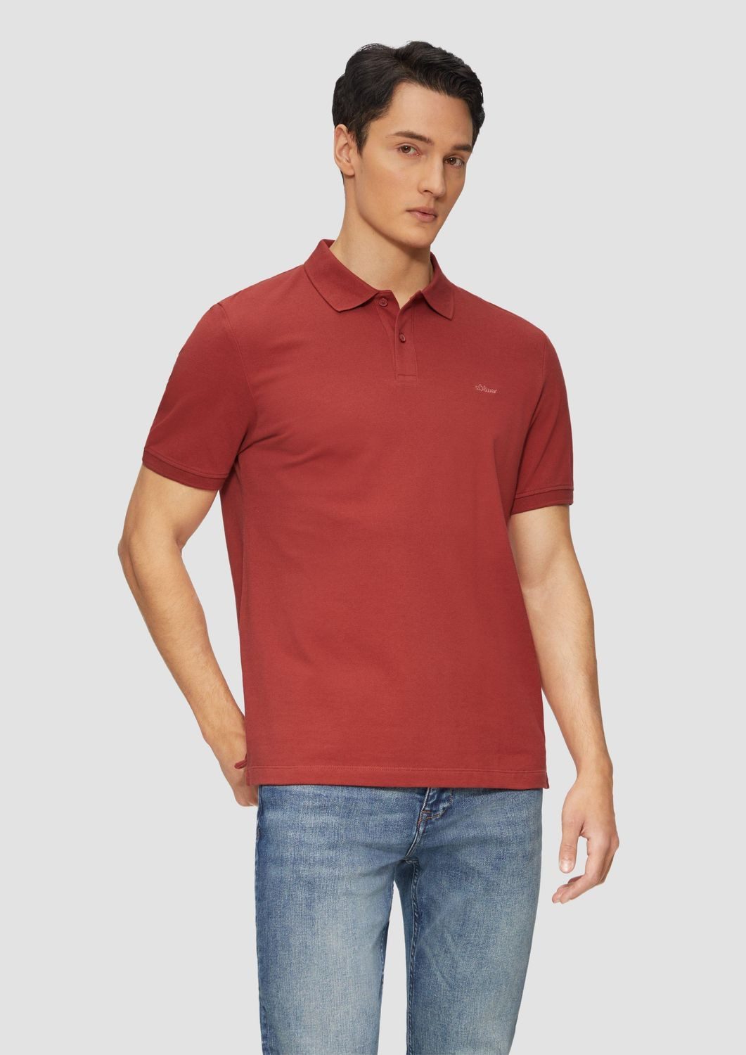 s.Oliver Poloshirt mit Logostickerei günstig online kaufen