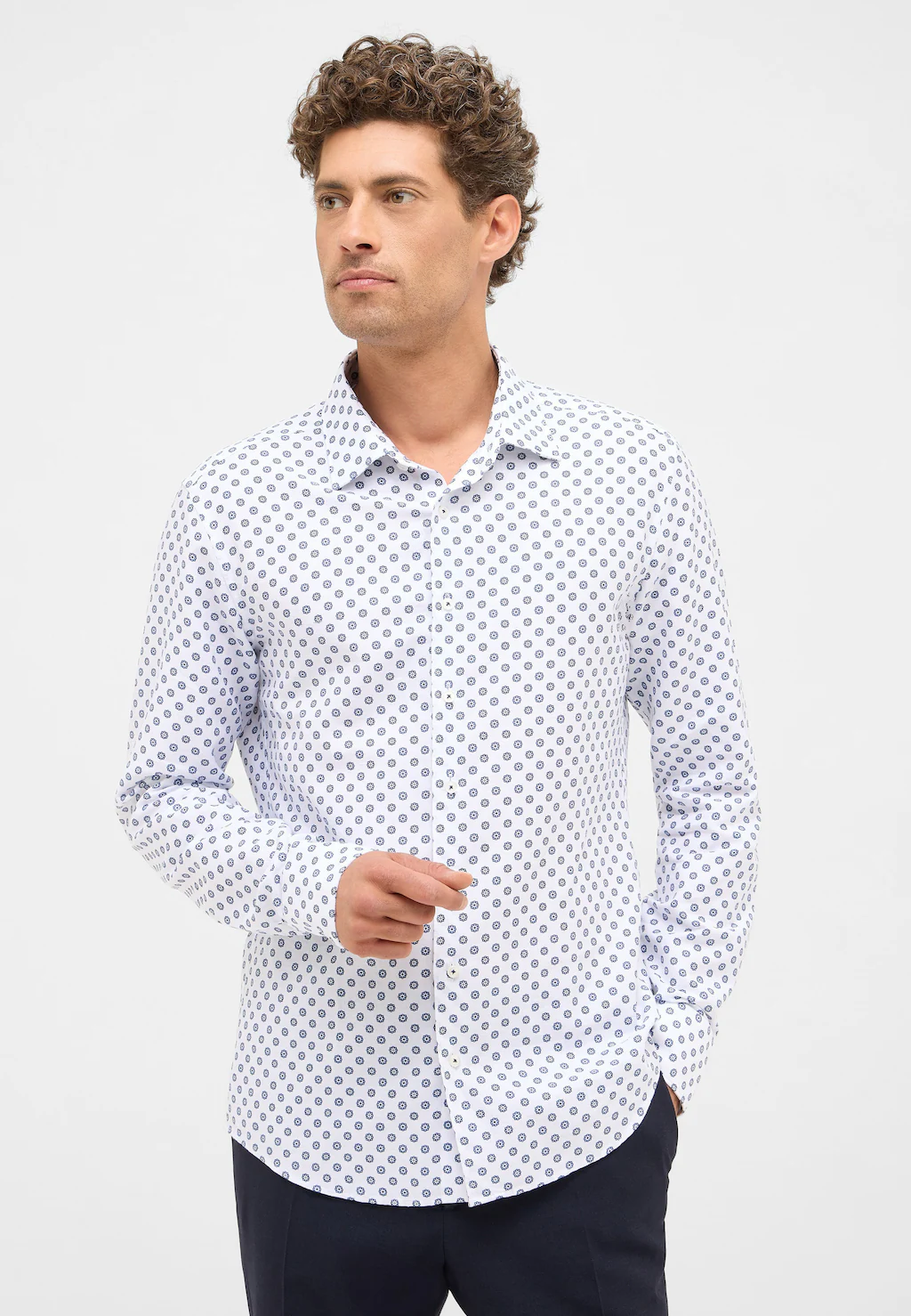 Eterna Langarmhemd "SLIM FIT", EASY IRON (bügelleicht) günstig online kaufen