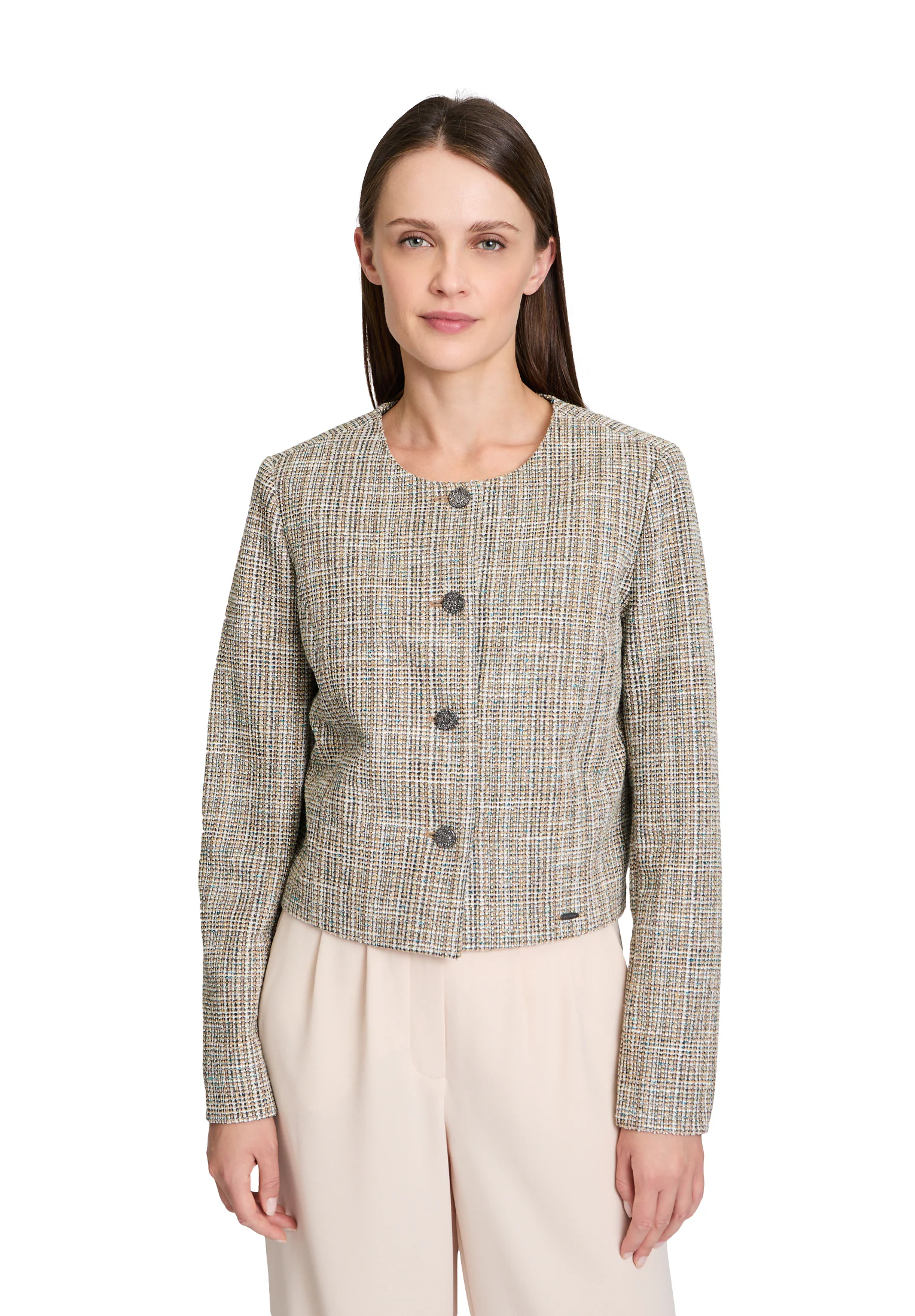 Betty&Co Kurzblazer "Betty & Co Blazer-Jacke mit Taschen", Kragen günstig online kaufen