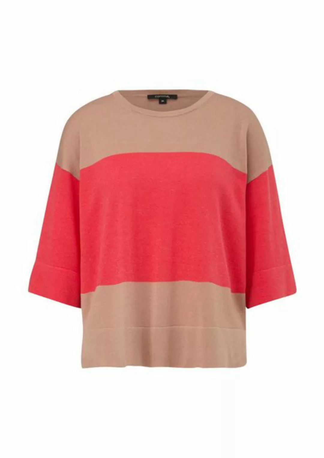 Comma Sweatshirt Strickpullover, BROWN günstig online kaufen