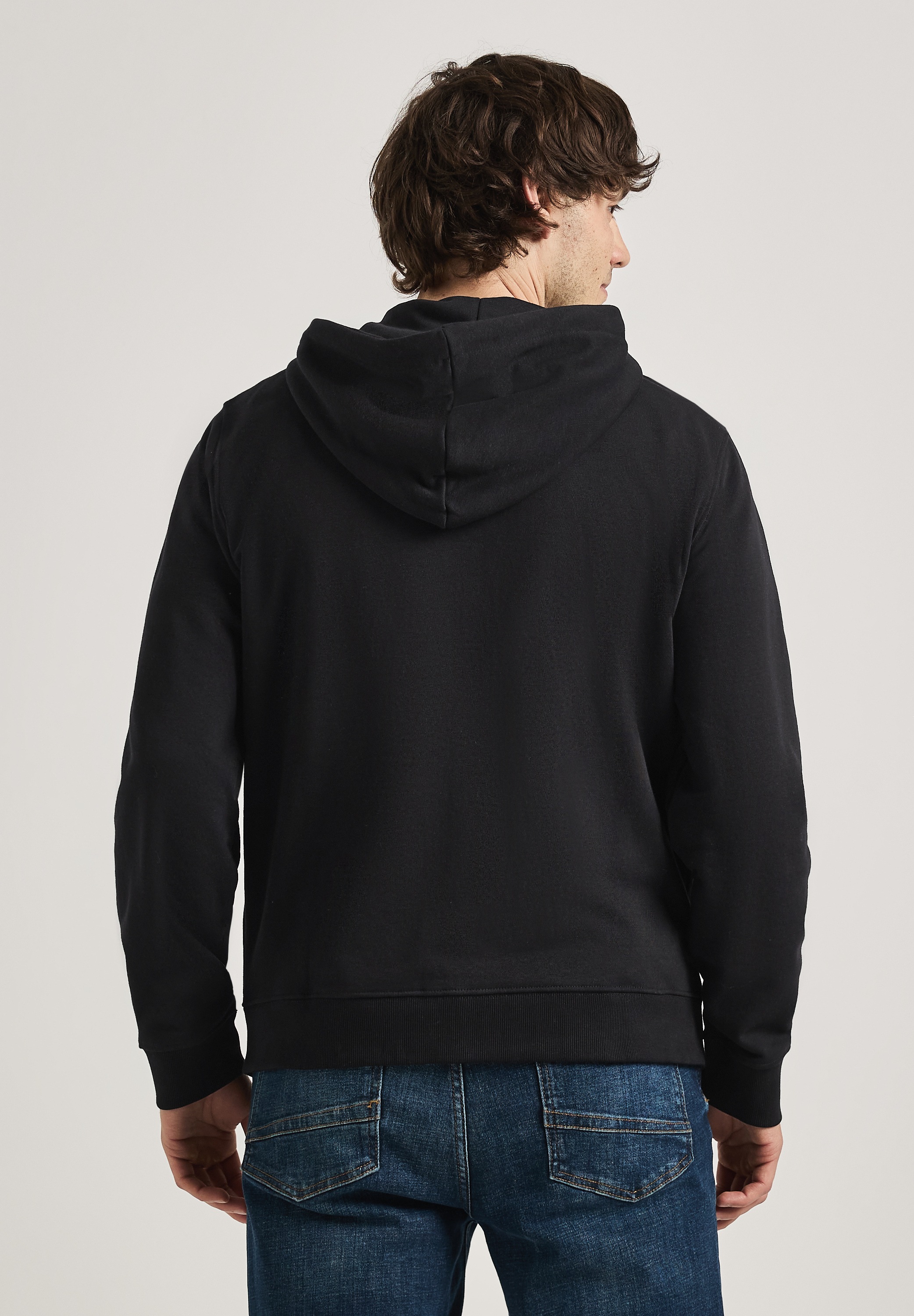 STREET ONE MEN Sweatjacke, mit Kapuze mit Tunnelzugband günstig online kaufen