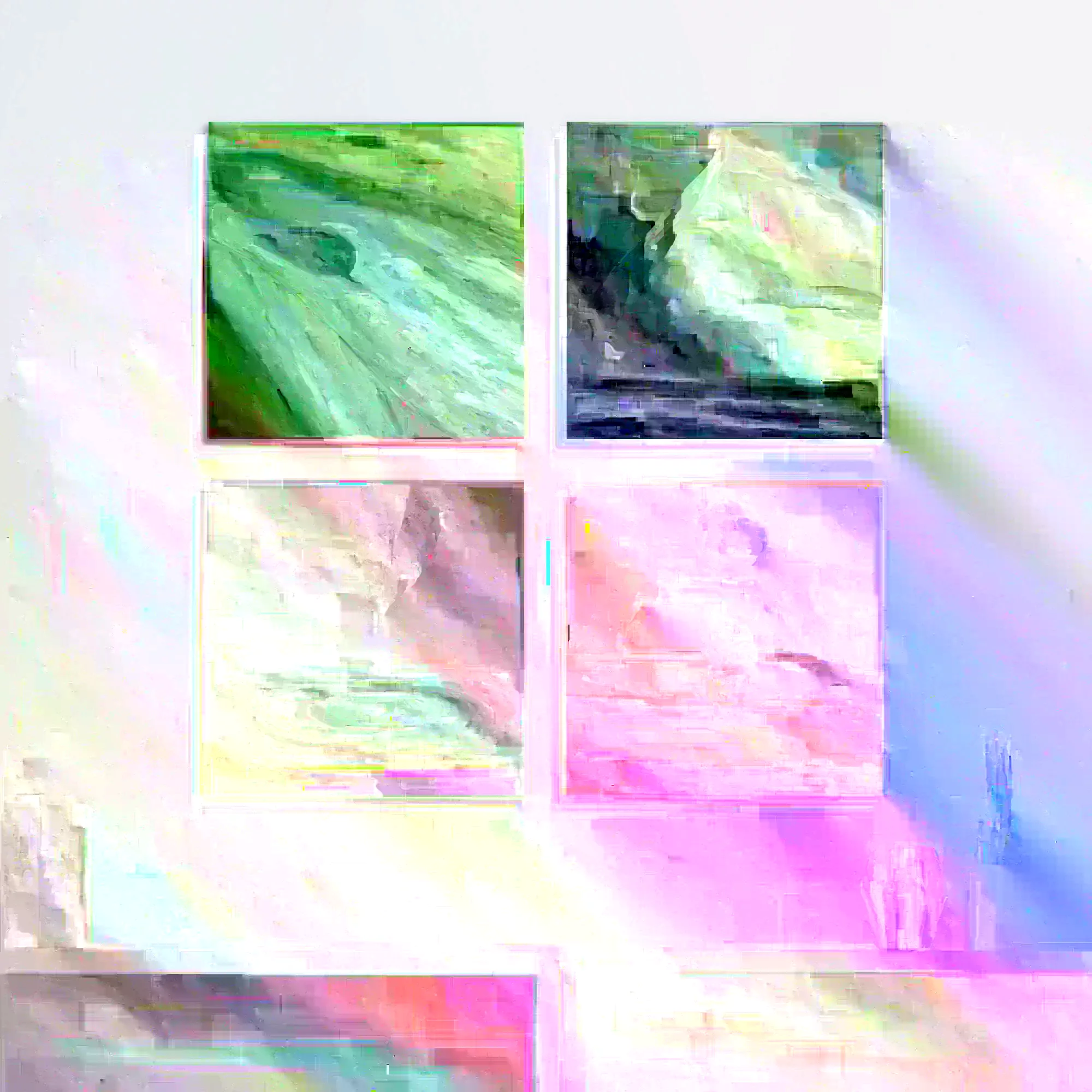 Artland Leinwandbild Blatt Gras Wassertropfen, Zen günstig online kaufen