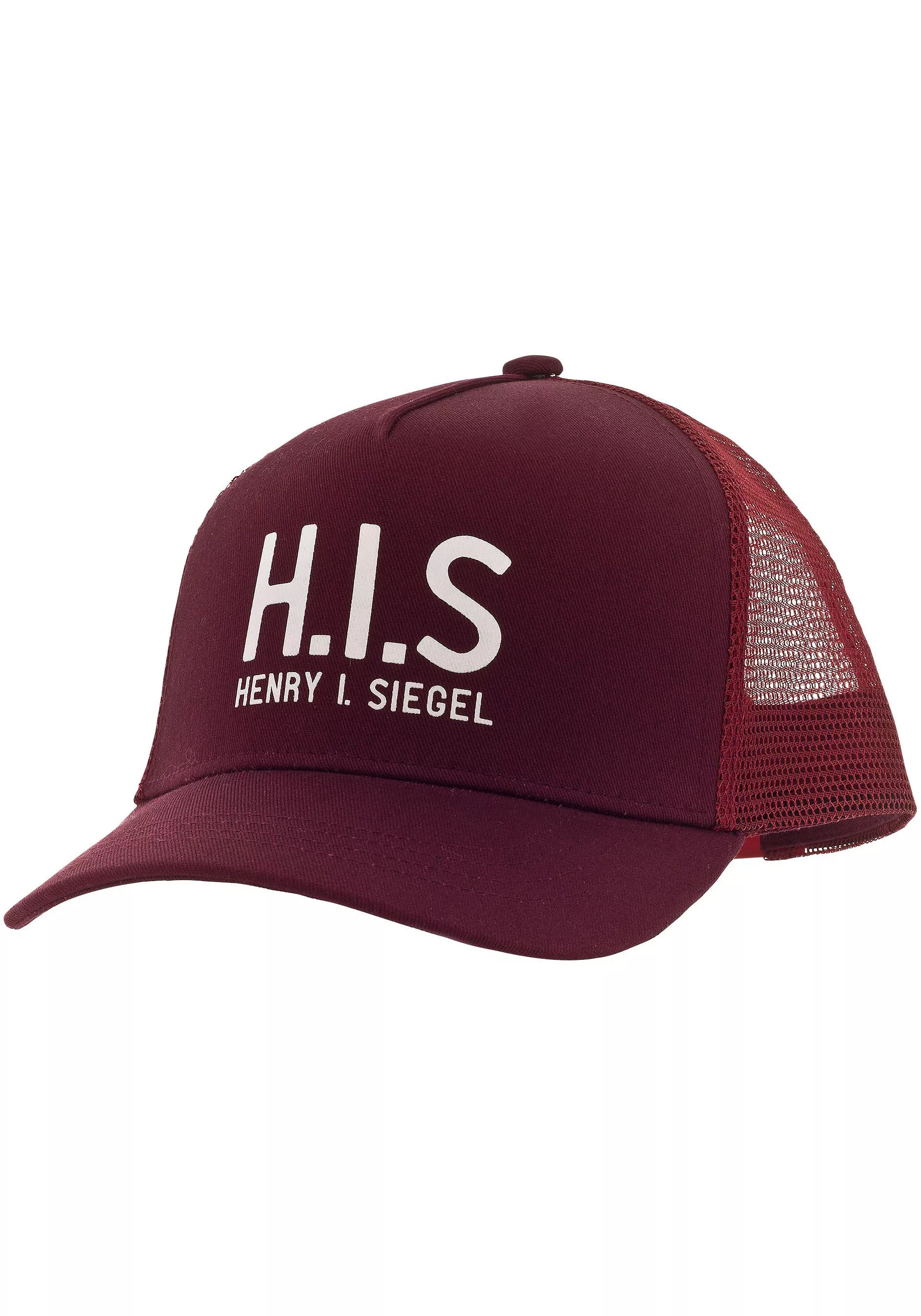 H.I.S Baseball Cap, Mesh-Cap mit H.I.S.-Print günstig online kaufen