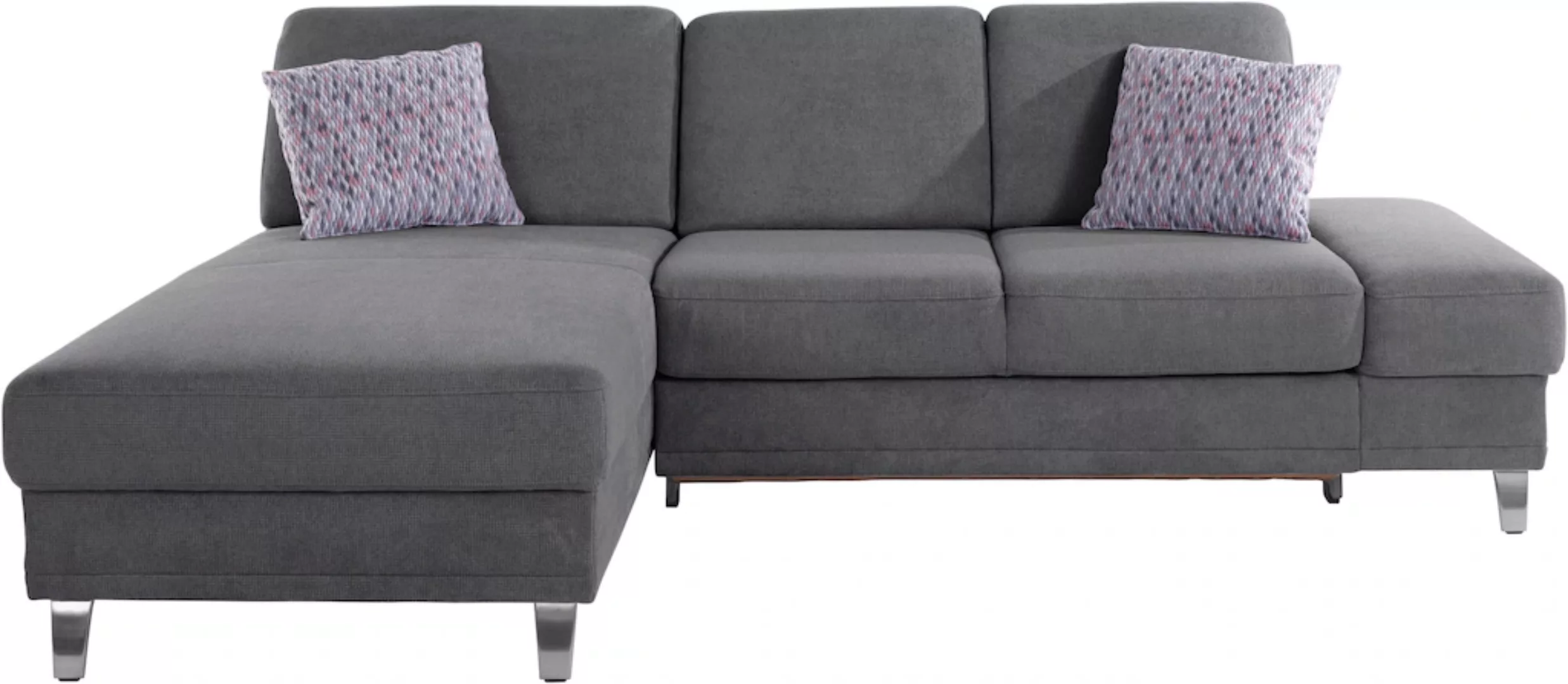 sit&more Ecksofa »Clio L-Form«, wahlweise mit Bettfunktion oder Vorziehsitz günstig online kaufen