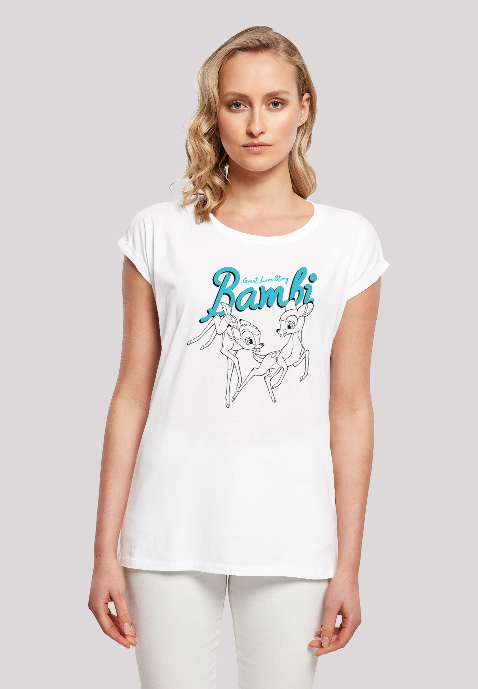 F4NT4STIC T-Shirt "Bambi Great Love Story", Damen,Premium Merch,Regular-Fit günstig online kaufen