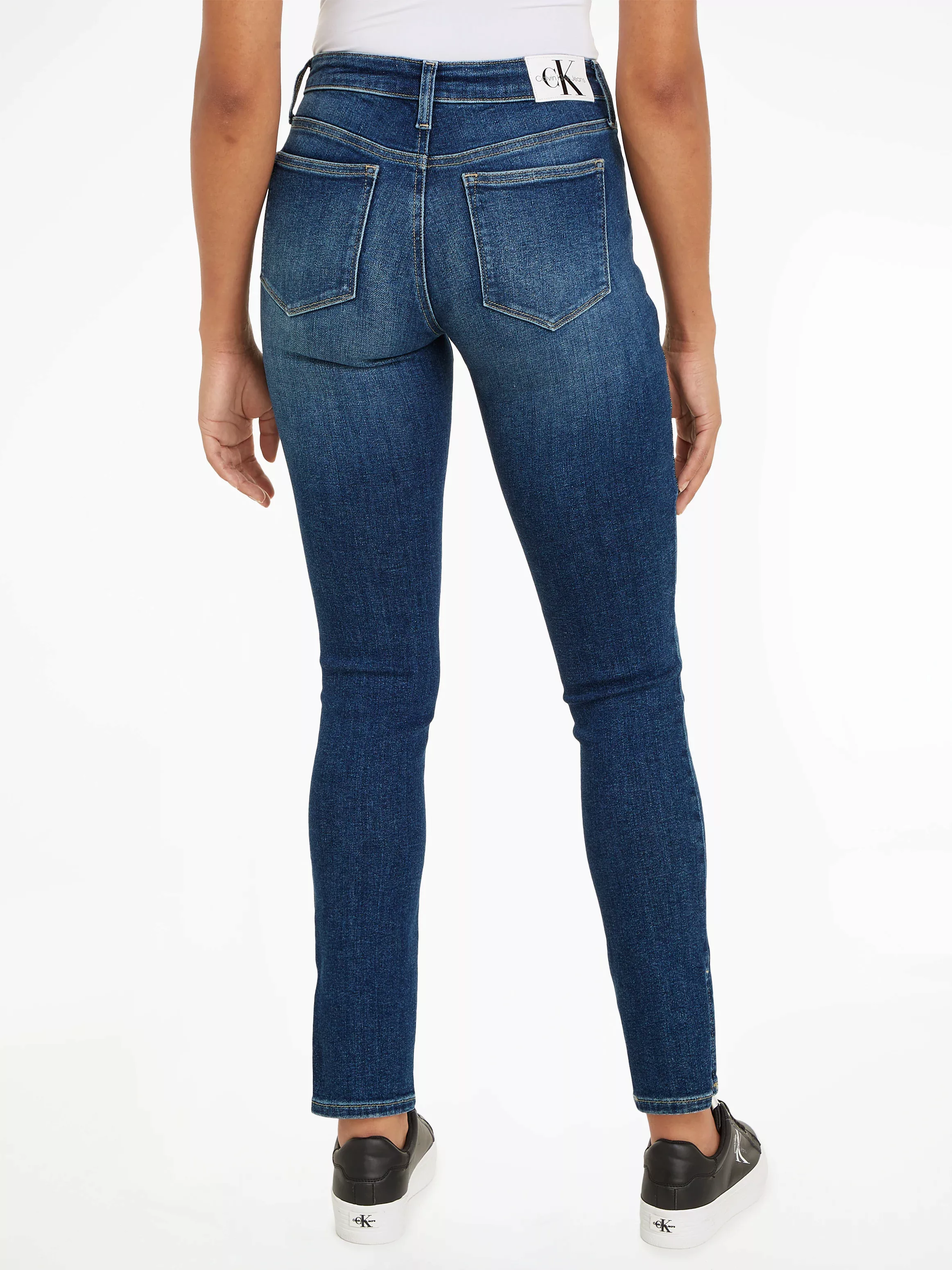 Calvin Klein Jeans Skinny-fit-Jeans "MID RISE SKINNY" günstig online kaufen