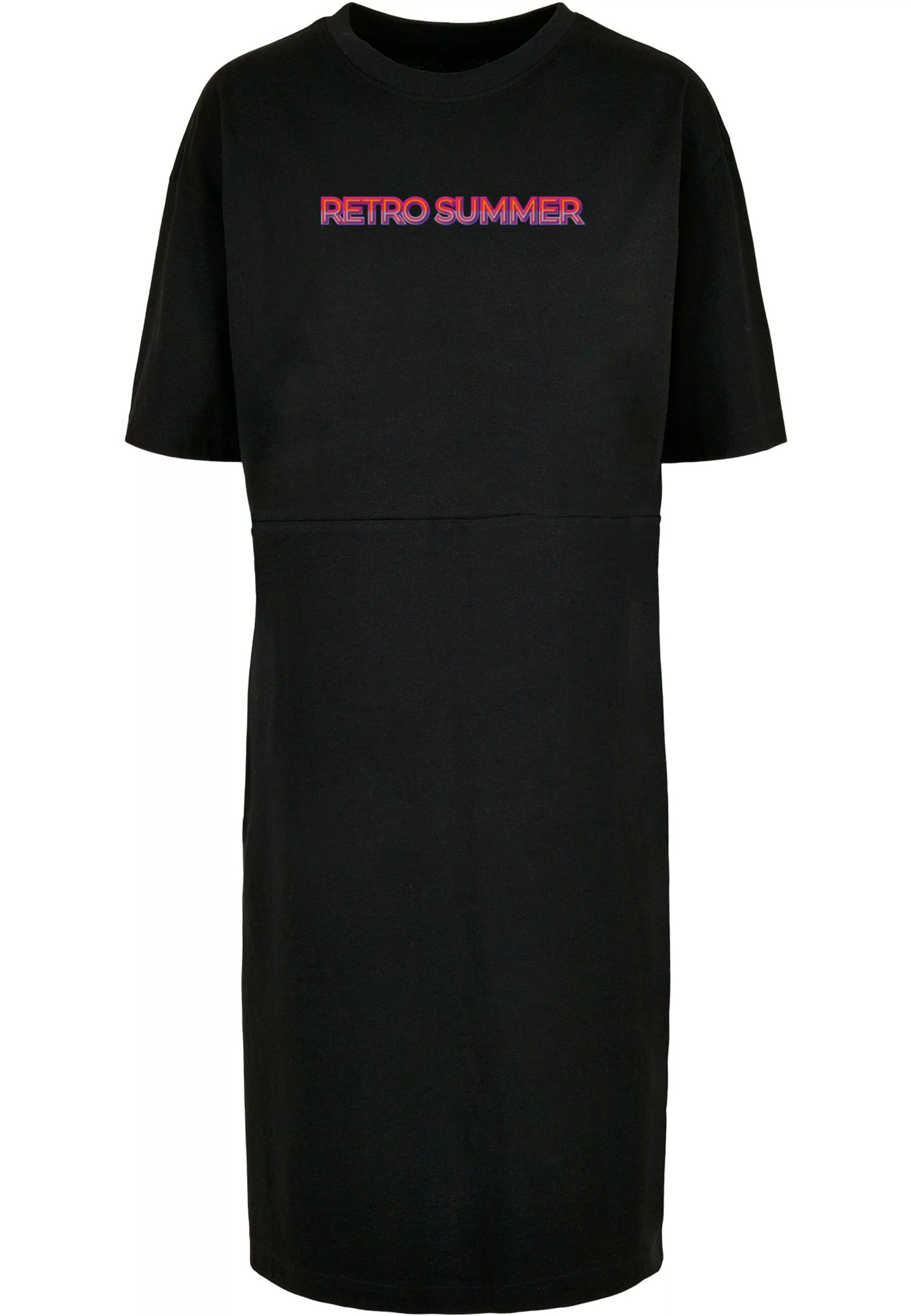 Merchcode Shirtkleid "Merchcode Damen Ladies Summer - Retro Oversized Slit günstig online kaufen