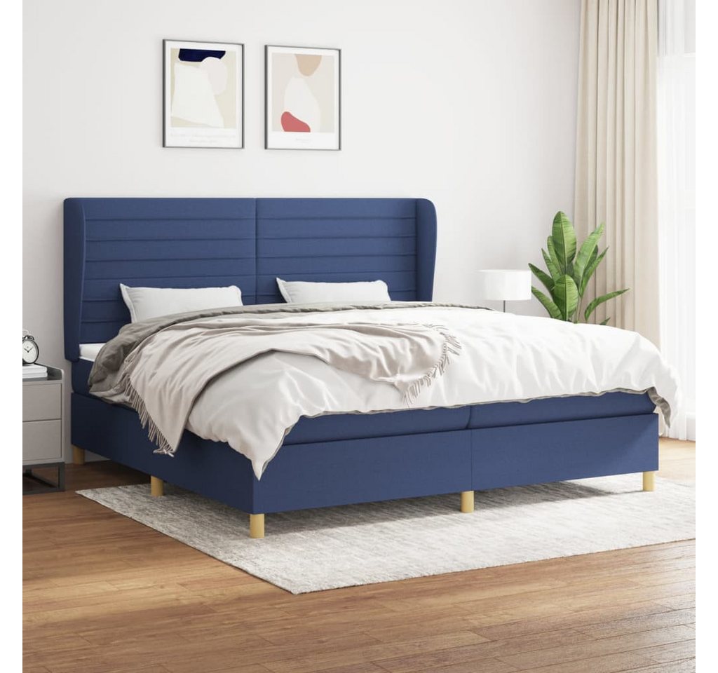 vidaXL Boxspringbett Bett Boxspringbett mit Matratze & Topper Stoff verschi günstig online kaufen