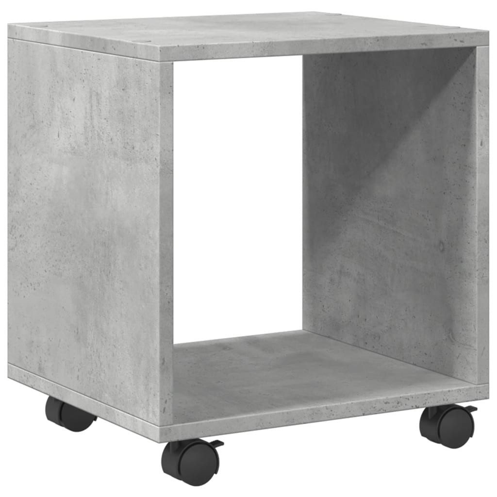 vidaXL Beistelltisch Rollschrank Betongrau 37x33x42,5 cm günstig online kaufen