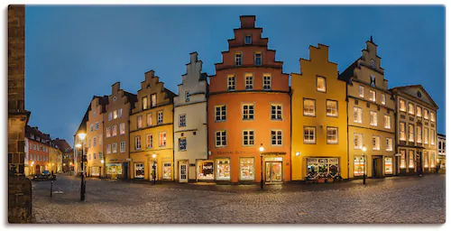 Artland Leinwandbild »Altstadt Osnabrück«, Deutschland, (1 St.), auf Keilra günstig online kaufen