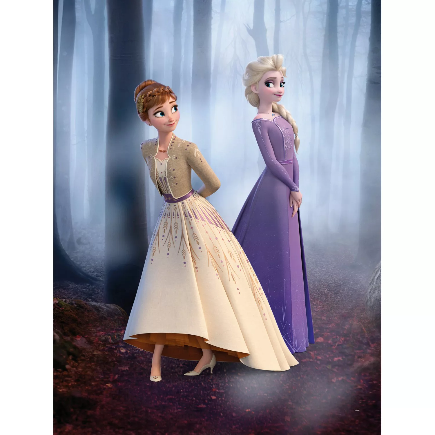 Komar Wandbild Frozen Wood Walk 30 x 40 cm günstig online kaufen