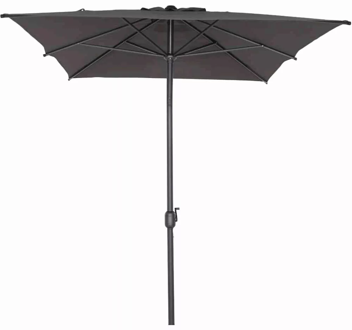 Siena Garden Marktschirm 200 cm x 300 cm Anthrazit mit Kurbelmechanik günstig online kaufen