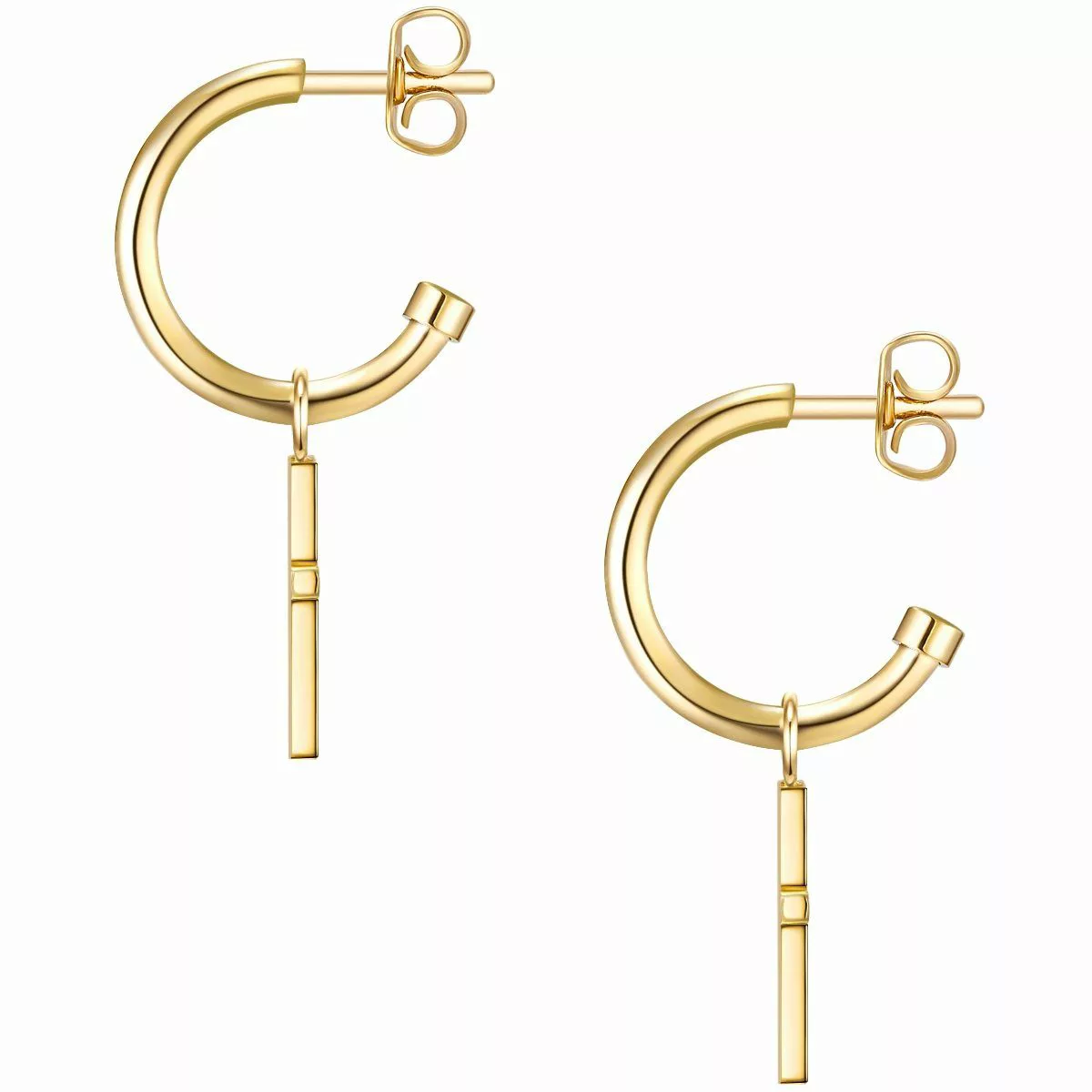 Eastside Paar Creolen Kreuz gelbgold, aus günstig online kaufen