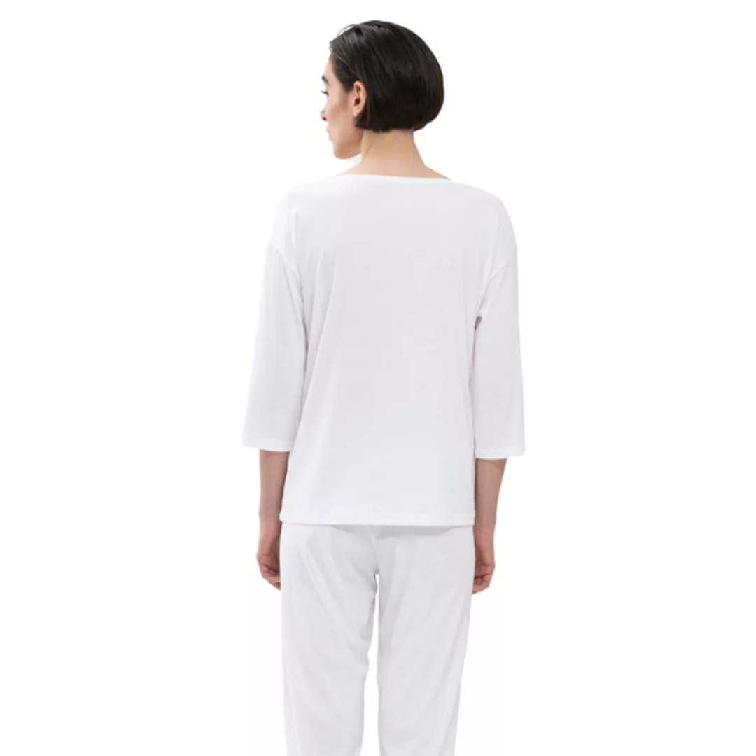 Damen Pyjama Shirt 3/4 Ärmel Sleepsation Aus Bio-baumwolle günstig online kaufen