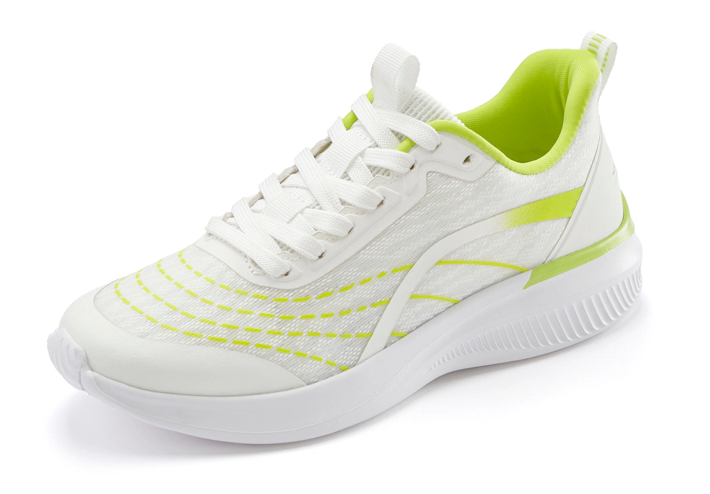 LASCANA Sneaker "Halbschuh, Schnürschuh, Freizeitschuh", aus Textil mit Far günstig online kaufen