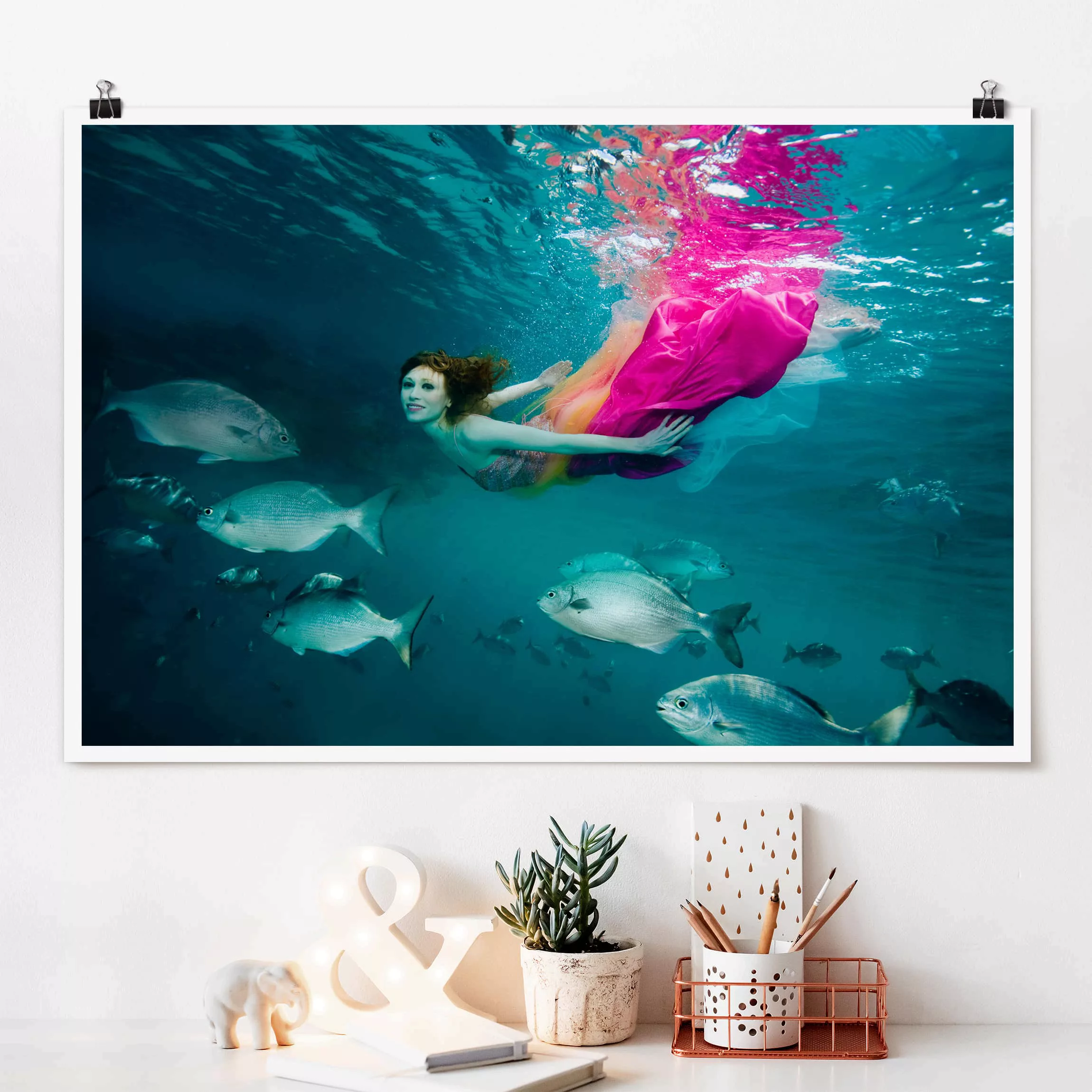 Poster Tiere - Querformat Underwater Beauty günstig online kaufen