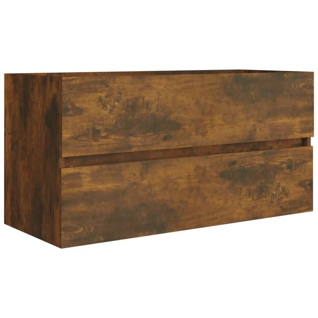 Vidaxl Waschbeckenschrank Räuchereiche 90x38,5x45 Cm Holzwerkstoff günstig online kaufen