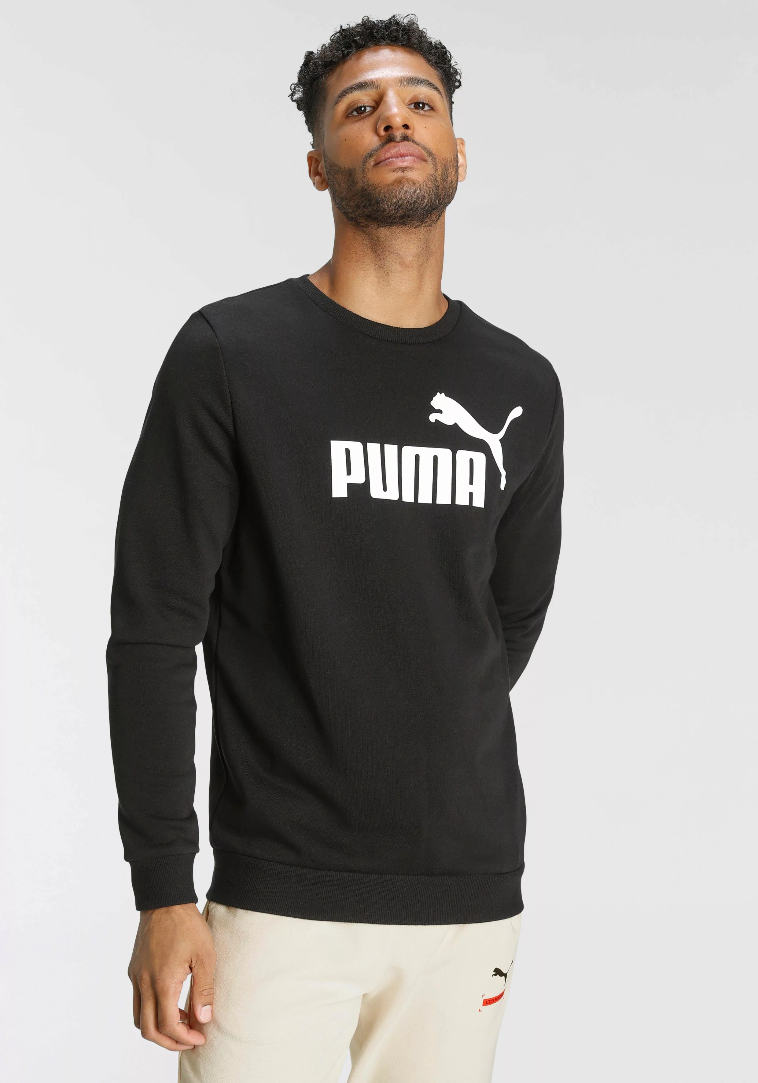 PUMA Langarmshirt ESS BIG LOGO CREW günstig online kaufen