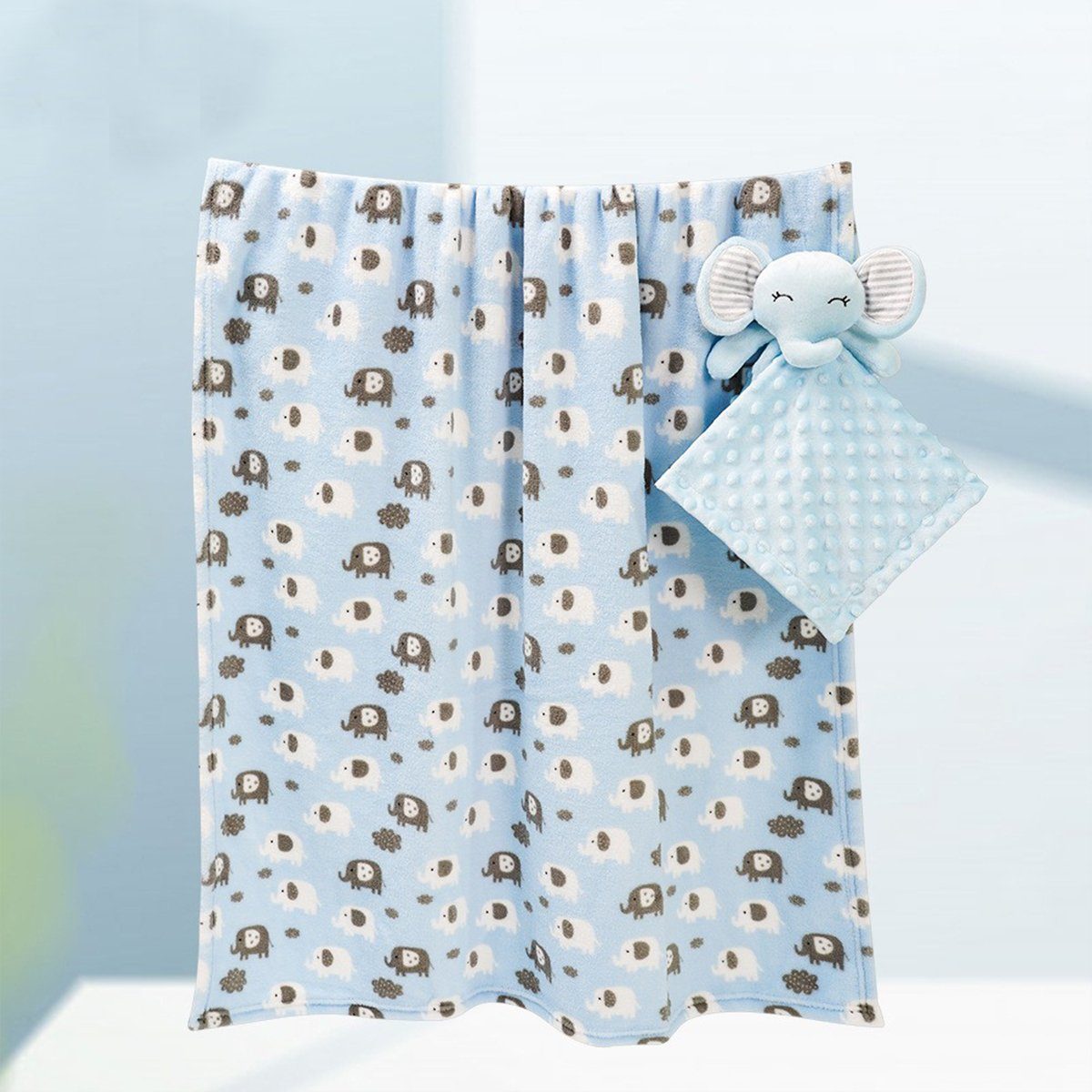 Babydecke Babydecke inklusive Trösterchen Baby Geschenk günstig online kaufen