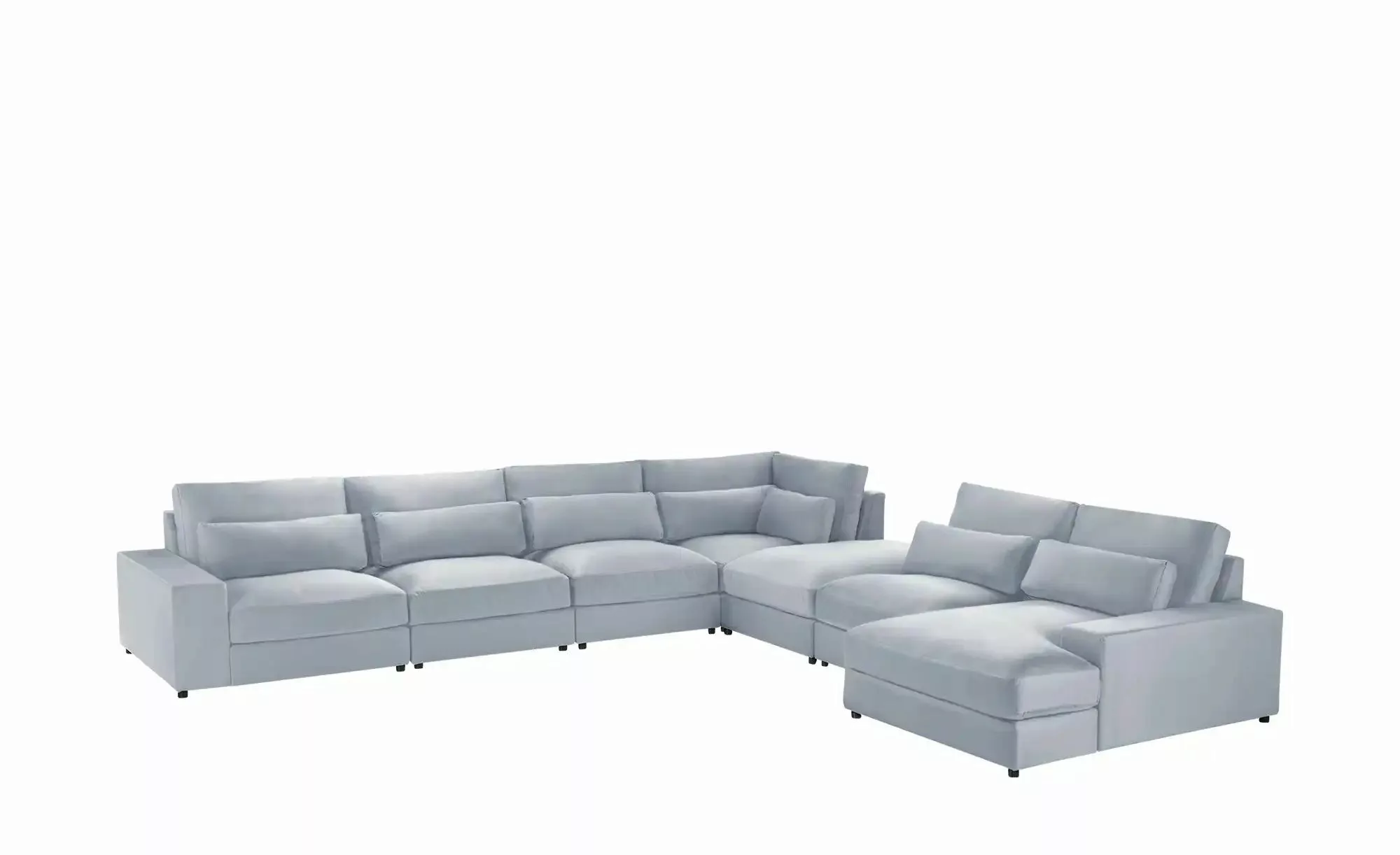 Ecksofa  Branna ¦ grau ¦ Maße (cm): B: 412 H: 88 T: 296 Polstermöbel > Sofa günstig online kaufen