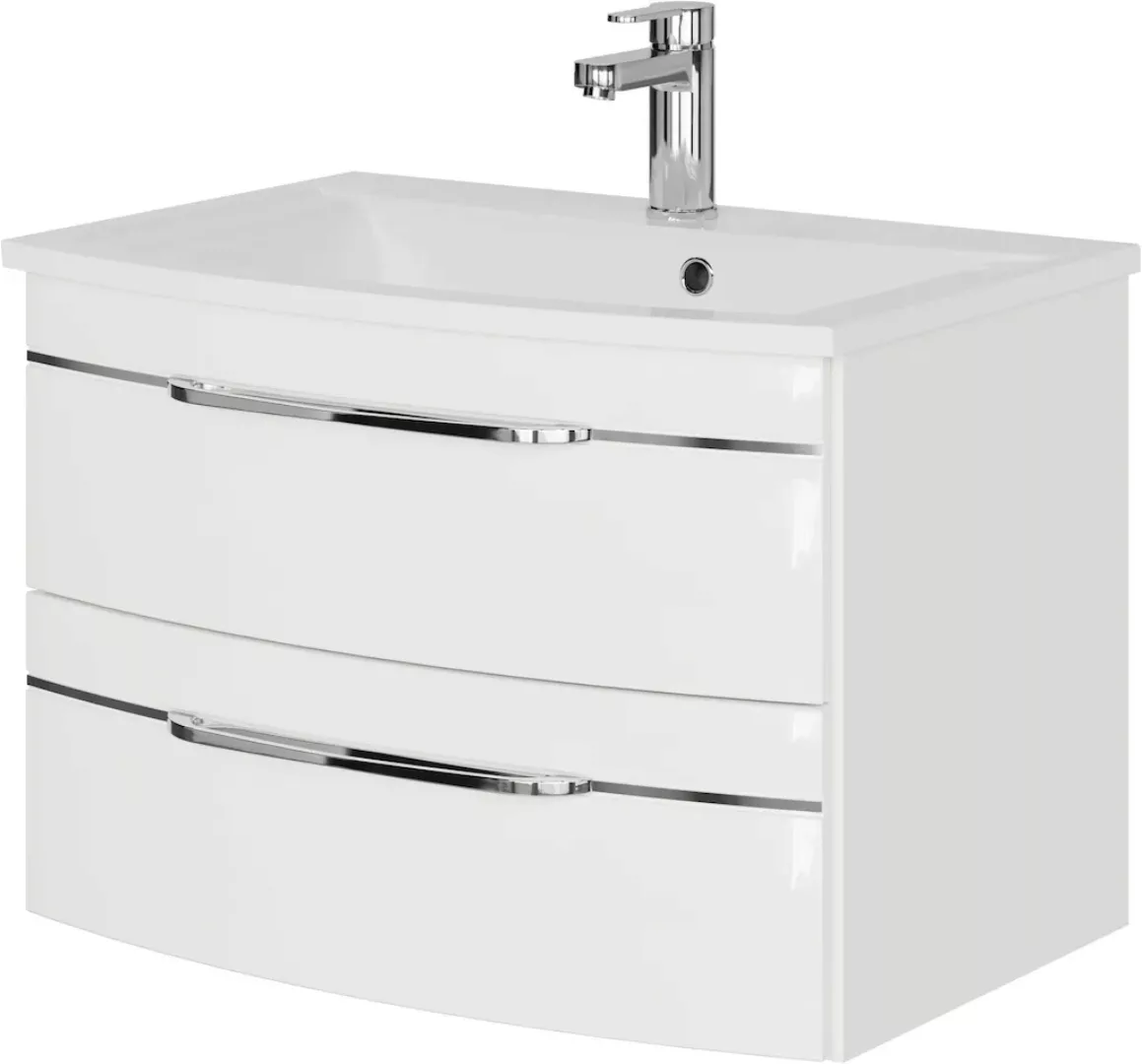 Saphir Waschtisch "Serie 7045 Mineralmarmor-Waschtisch und Unterschrank, 71 günstig online kaufen