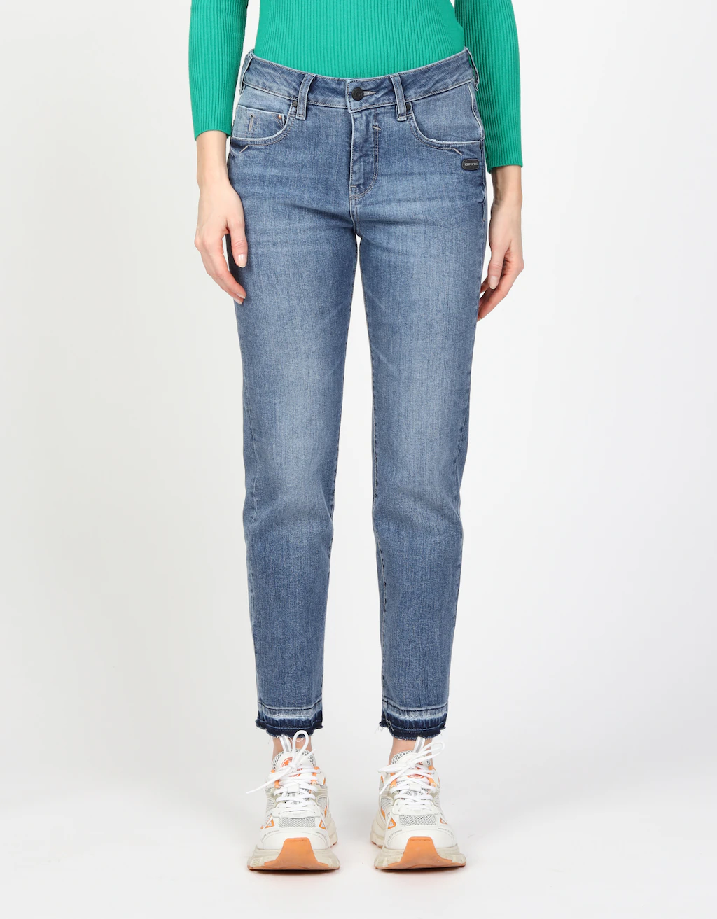 GANG Straight-Jeans "GANG Jeans Straight Fit 94RUBINIA CROPPED" günstig online kaufen