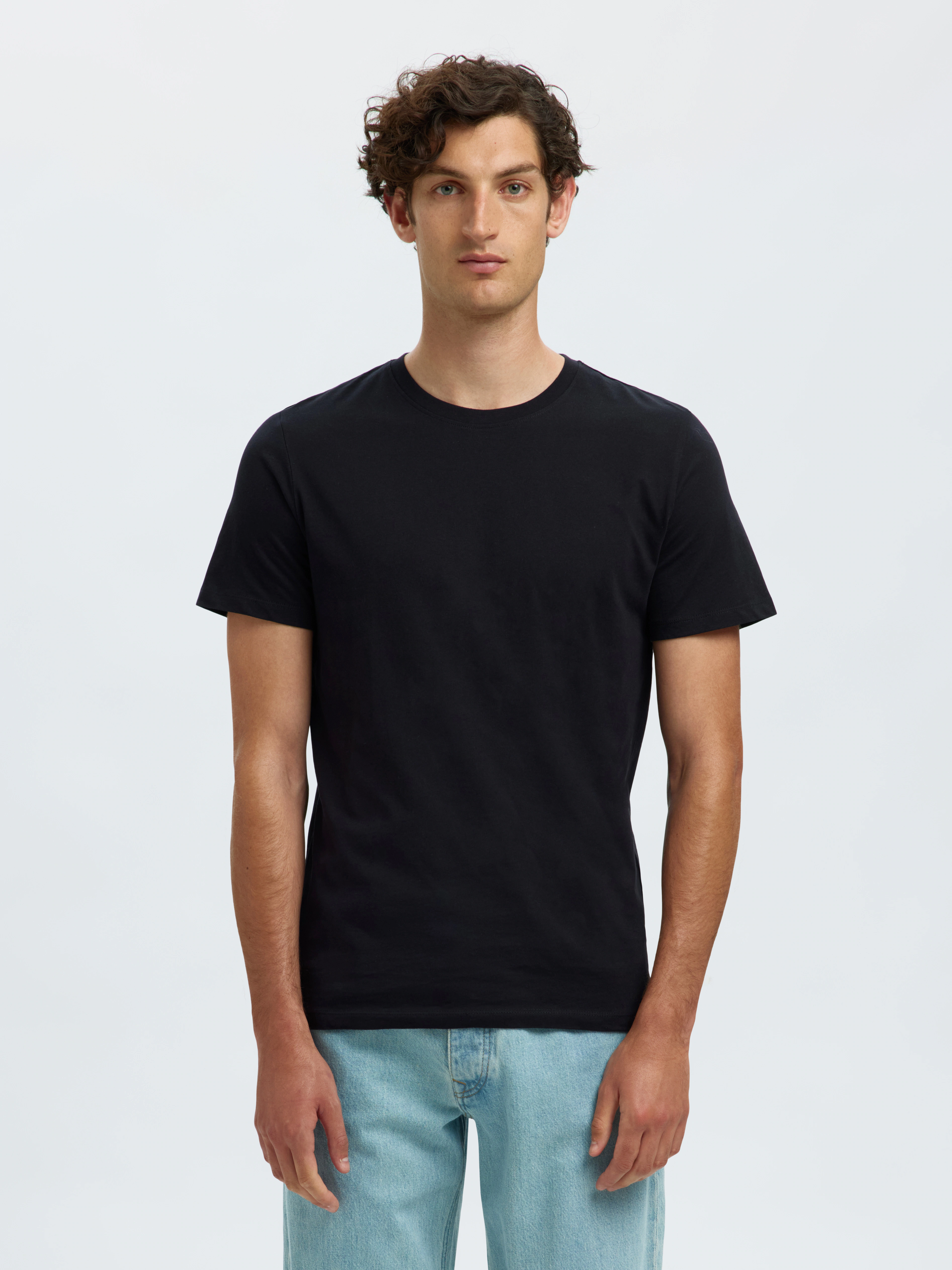 SELECTED HOMME Rundhalsshirt "SLHCORMAC SS O-NECK TEE 5 PACK NOOS", (Packun günstig online kaufen