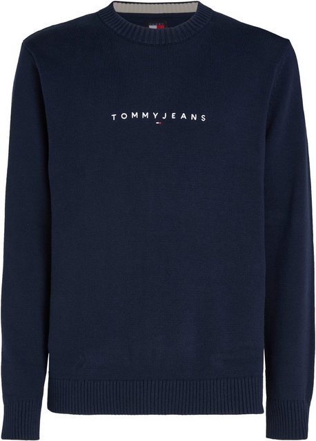 Tommy Jeans Rundhalspullover TJM SLIM LINEAR LOGO SWEATER günstig online kaufen