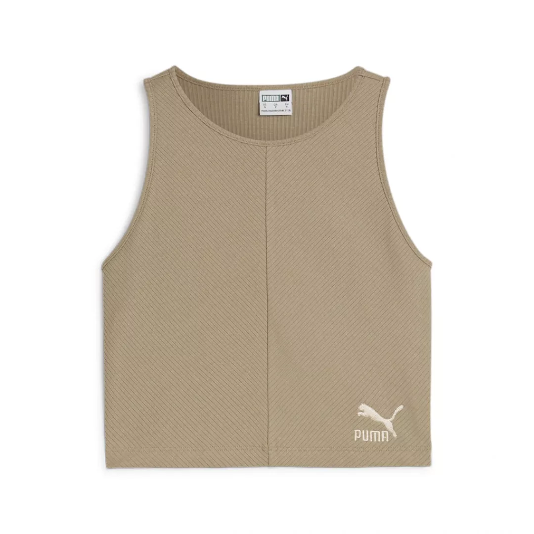 PUMA Crop-Top "CLASSICS Geripptes Crop-Top Damen" günstig online kaufen