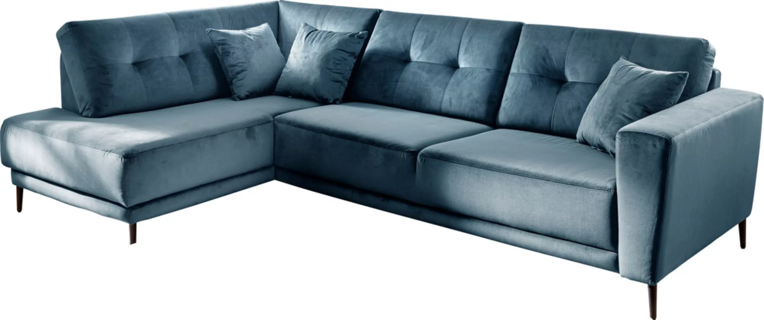 Trends by HG Polsterecke »Barcelona L-Form«, mit Metallfuss, frei im Raum s günstig online kaufen