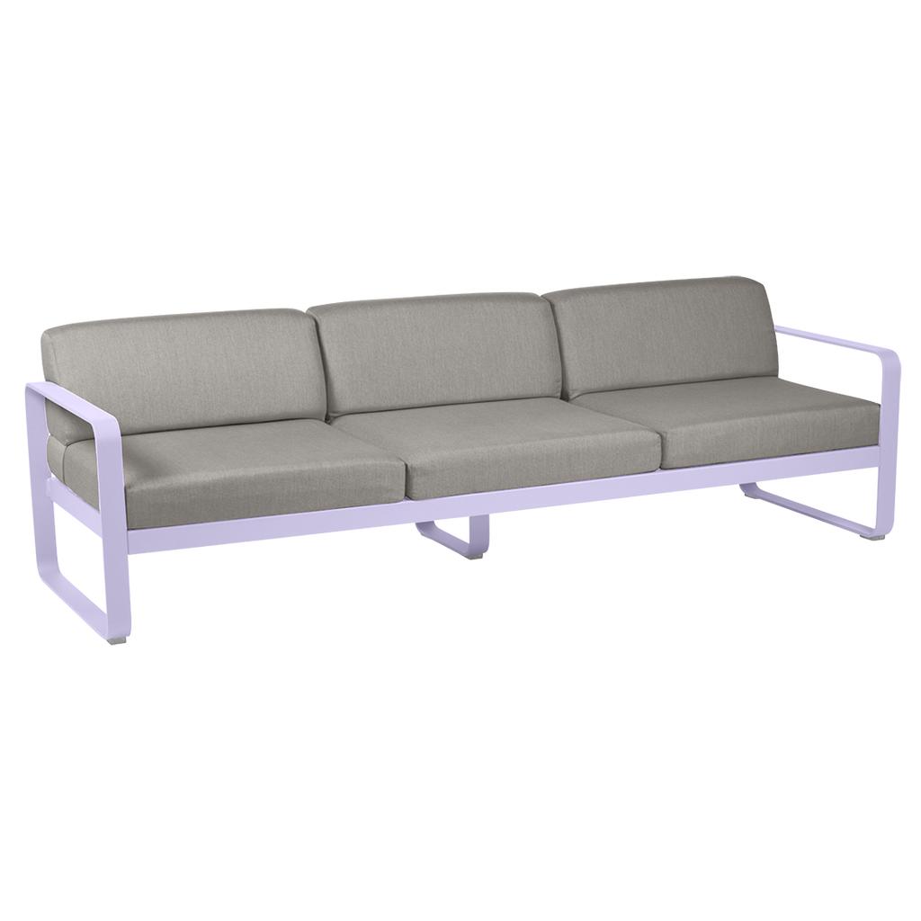 Bellevie 3-Sitzer Lounge-Sofa D1 Marshmallow B8 Taupegrau günstig online kaufen