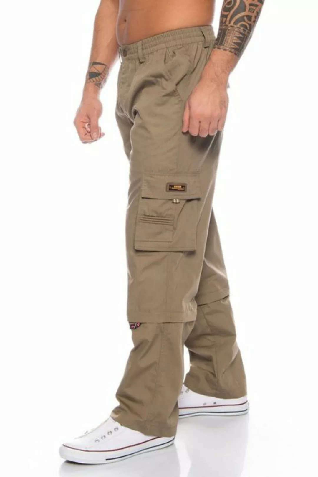 BENK Cargohose Herren Cargo Hose Cargo Pants Unifarbe Arbeitshose Cargohose günstig online kaufen