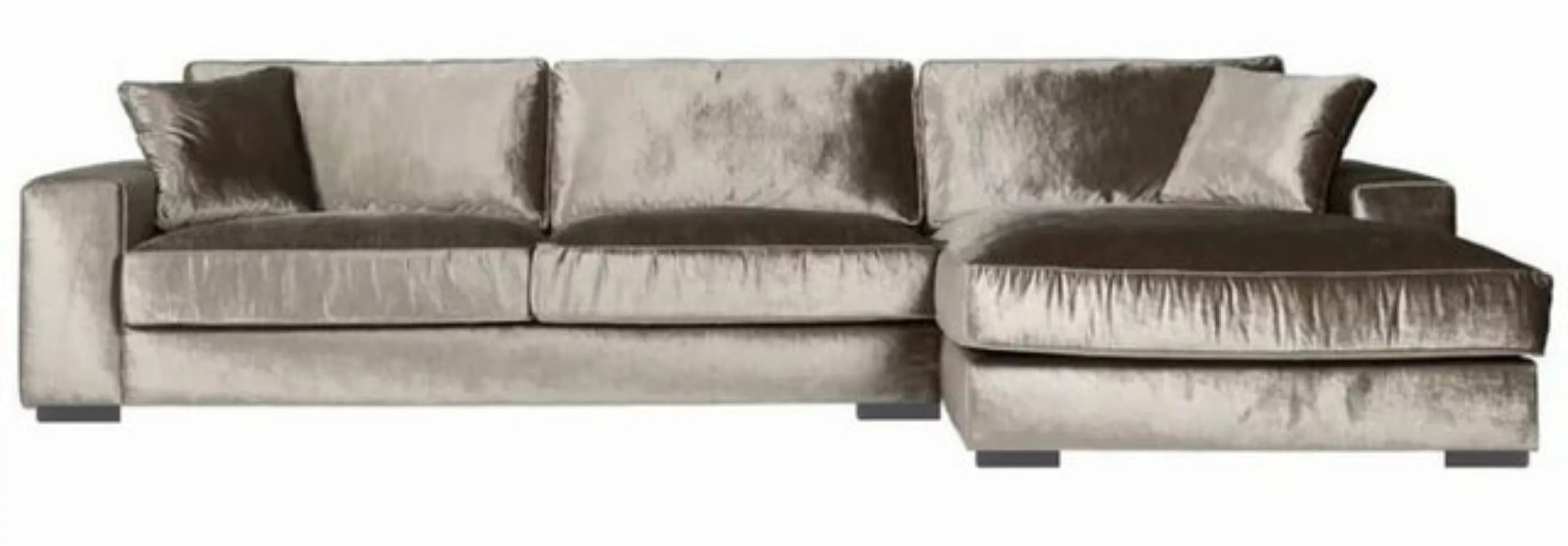 JVmoebel Ecksofa Braune Ecksofa Stoff Wohnzimmer Sofas Italienisches Design günstig online kaufen