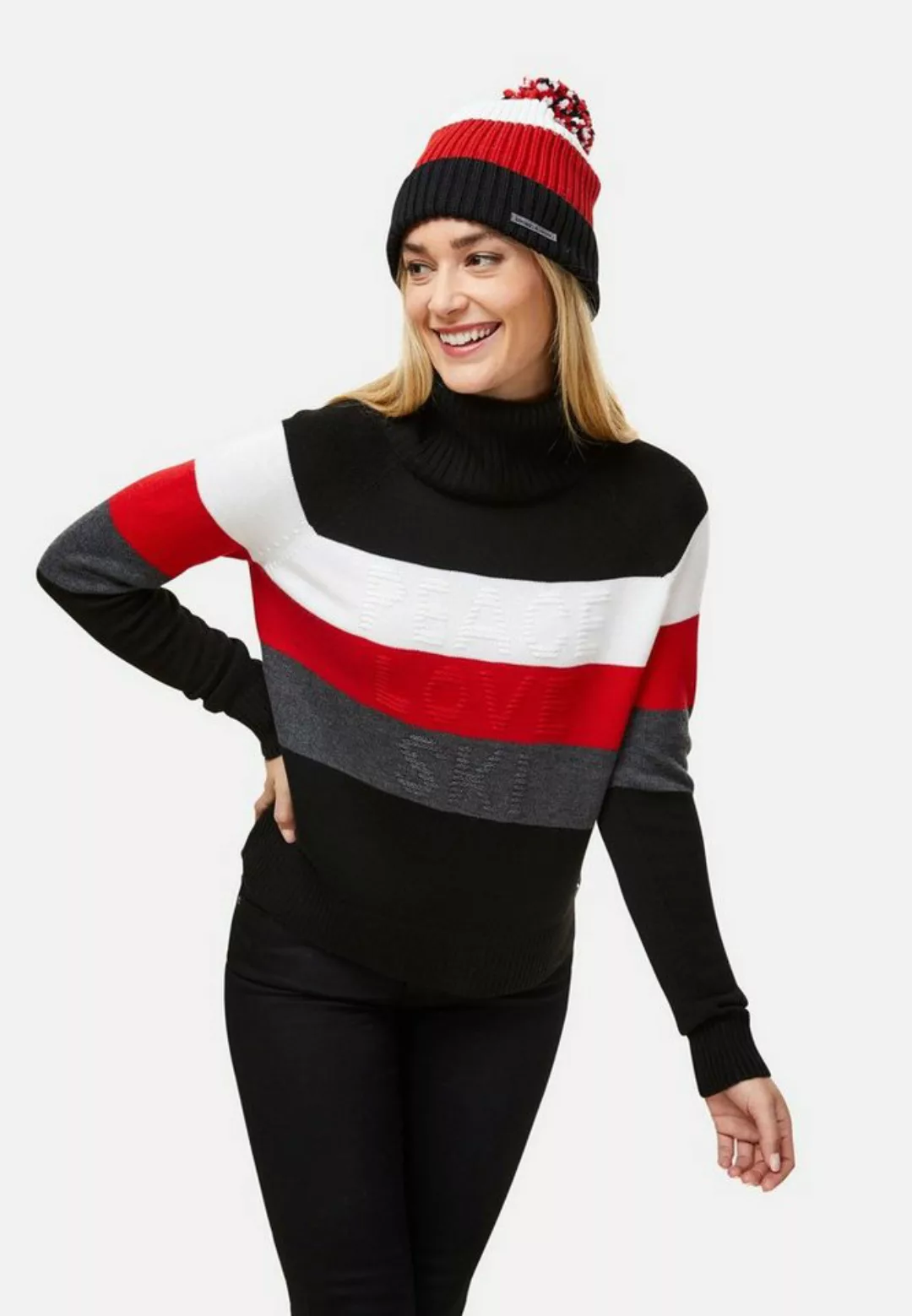 Krimson Klover Trainingspullover Joni Turtleneck (1-tlg) günstig online kaufen