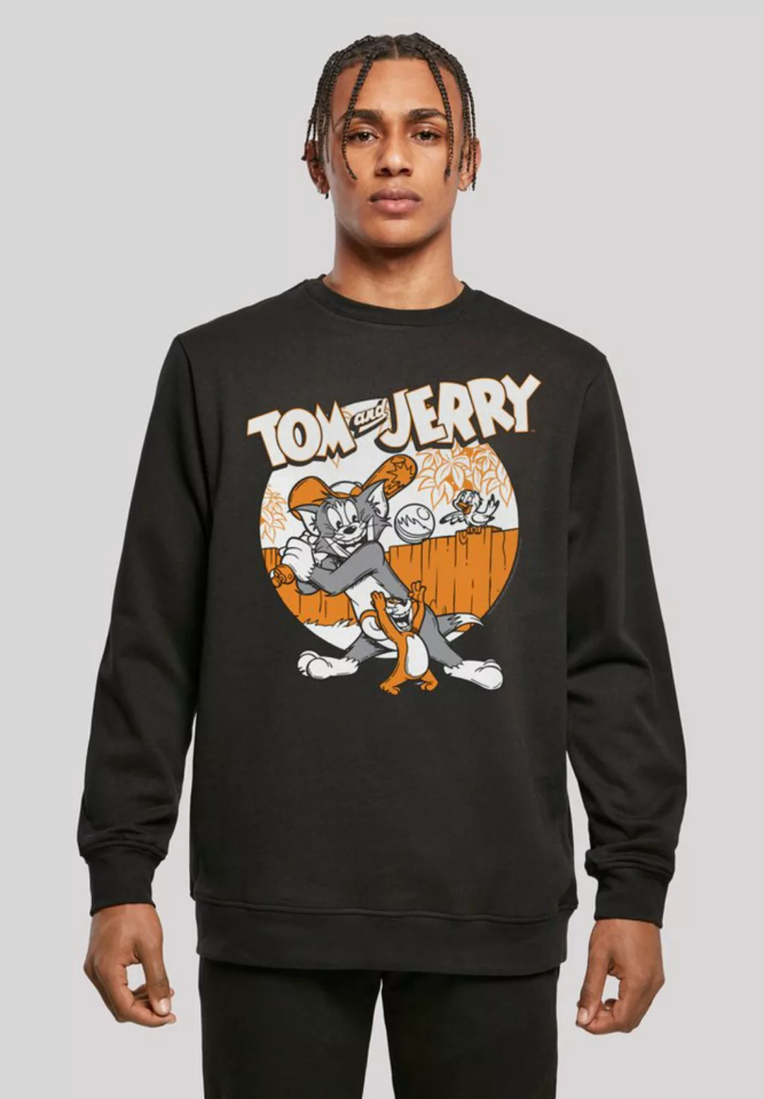 F4NT4STIC Sweatshirt Tom und Jerry Play Baseball Print günstig online kaufen