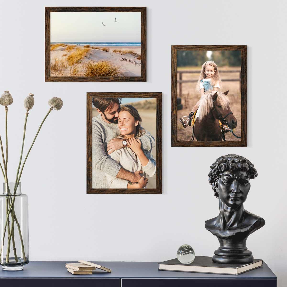 PHOTOLINI Bilderrahmen 3er Set breite Rahmen, günstig online kaufen