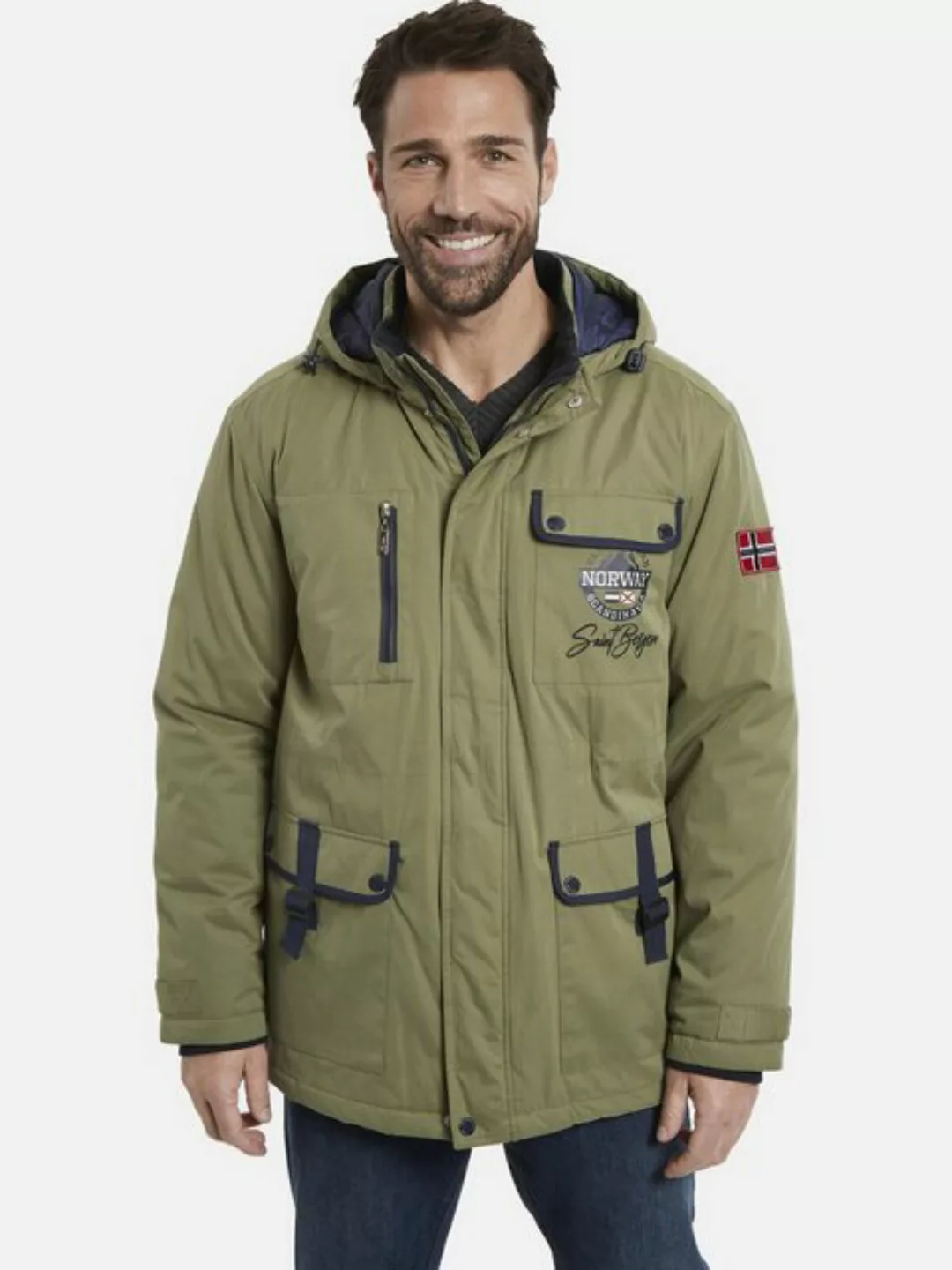 Jan Vanderstorm Outdoorjacke AZULON im Parka-Look, Innen-Tunnelzug günstig online kaufen