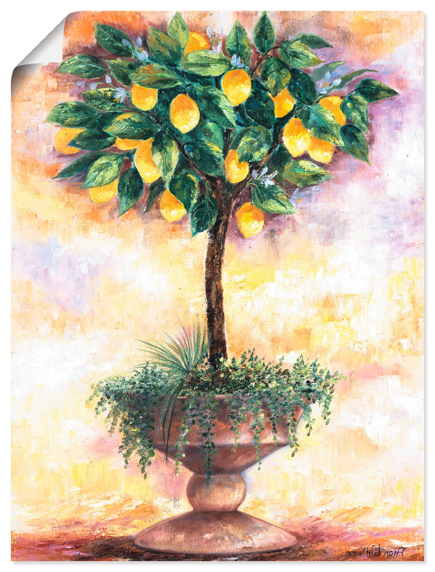 Artland Wandbild »Zitronenbaum«, Bäume, (1 St.) günstig online kaufen