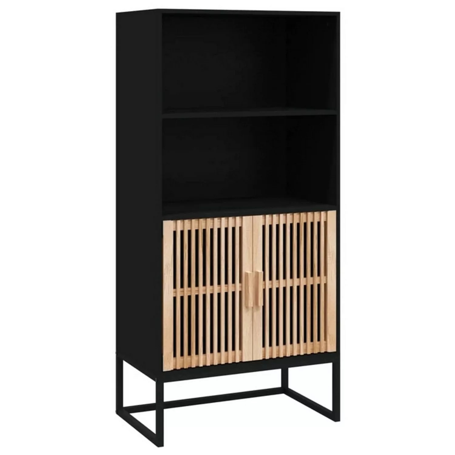 Vidaxl Highboard Schwarz 60x35x125 Cm Holzwerkstoff günstig online kaufen